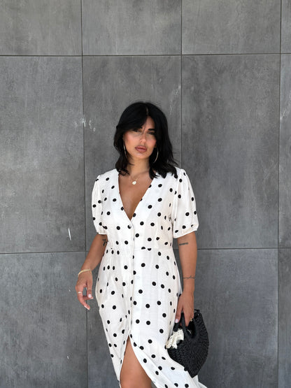 Midi-Dress pois 2.0
