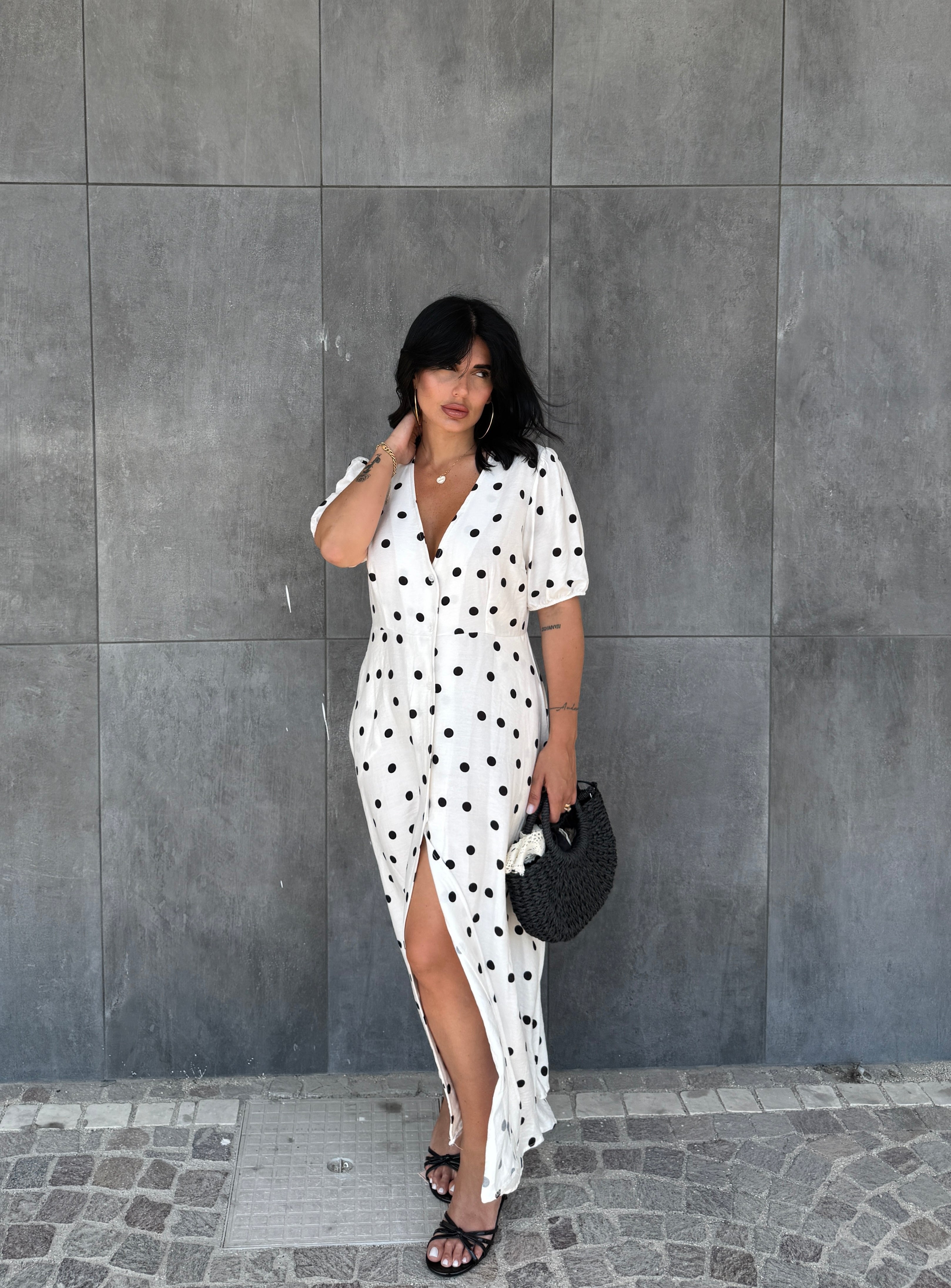 Midi-Dress pois 2.0