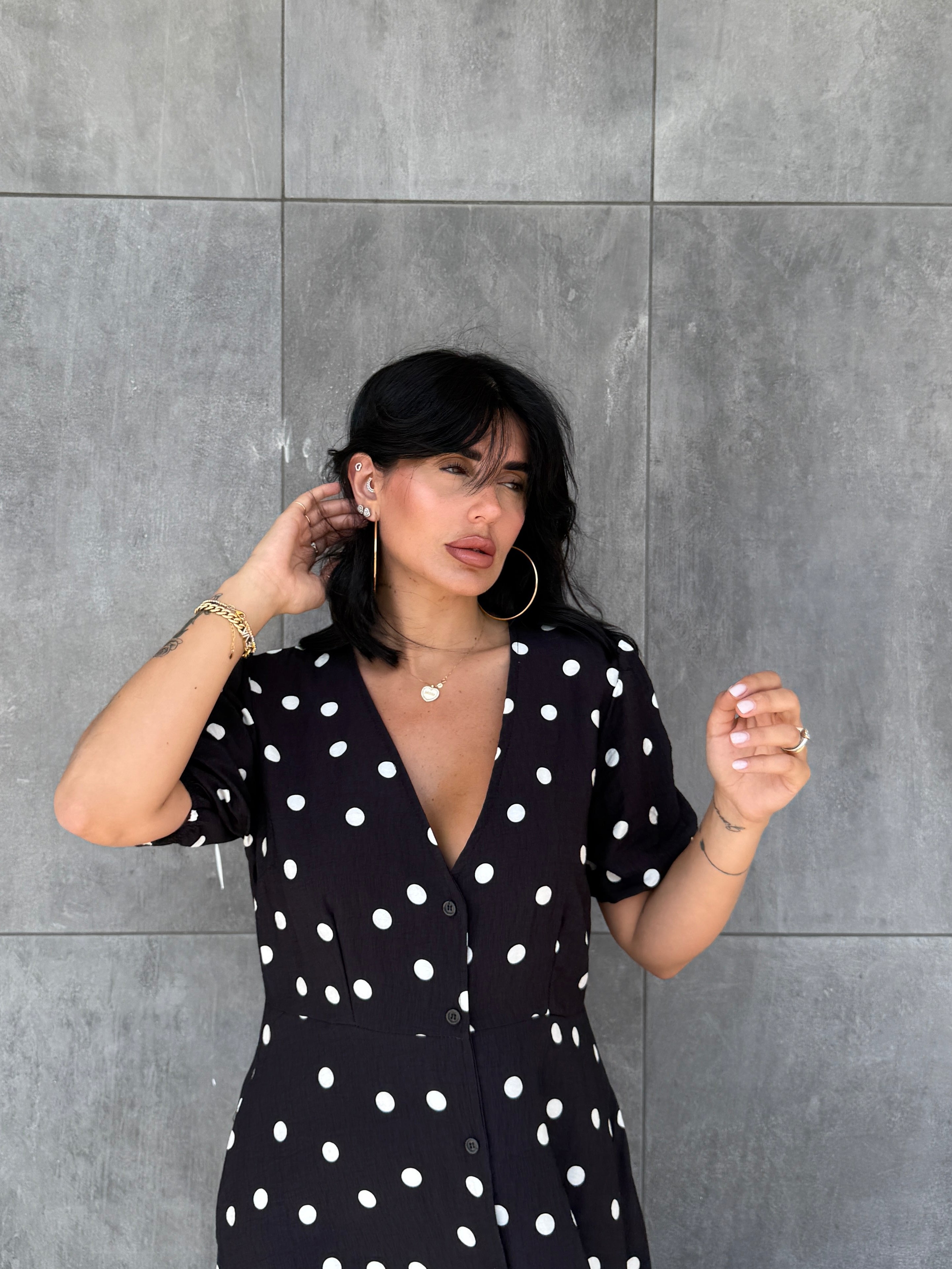 Midi-Dress pois 2.0
