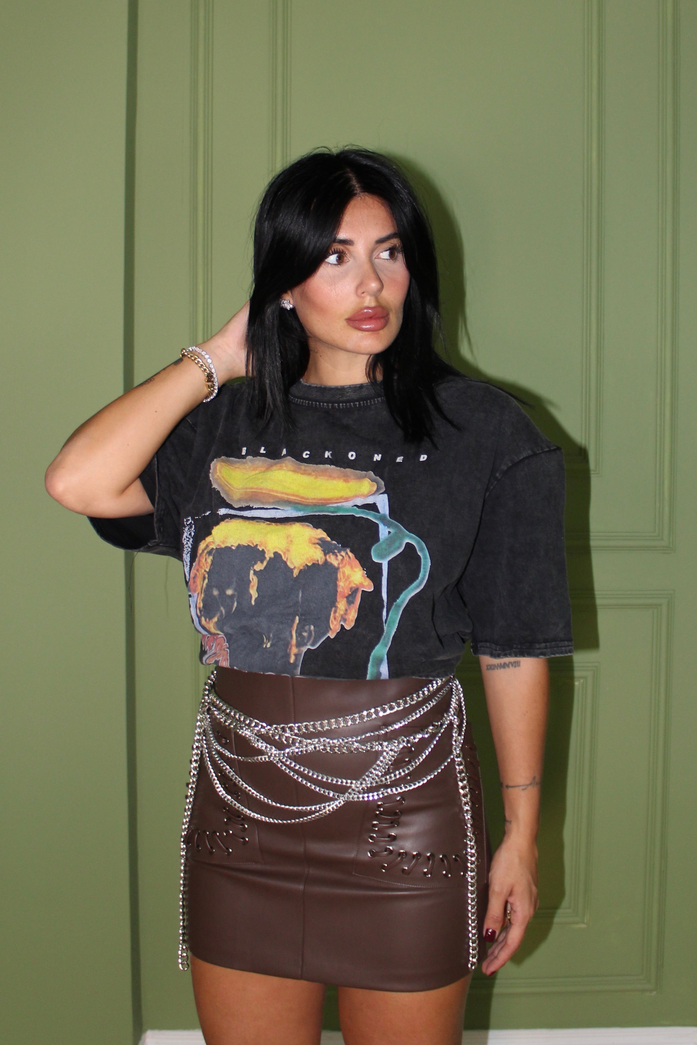 MAXI T-SHIRT BLACKON