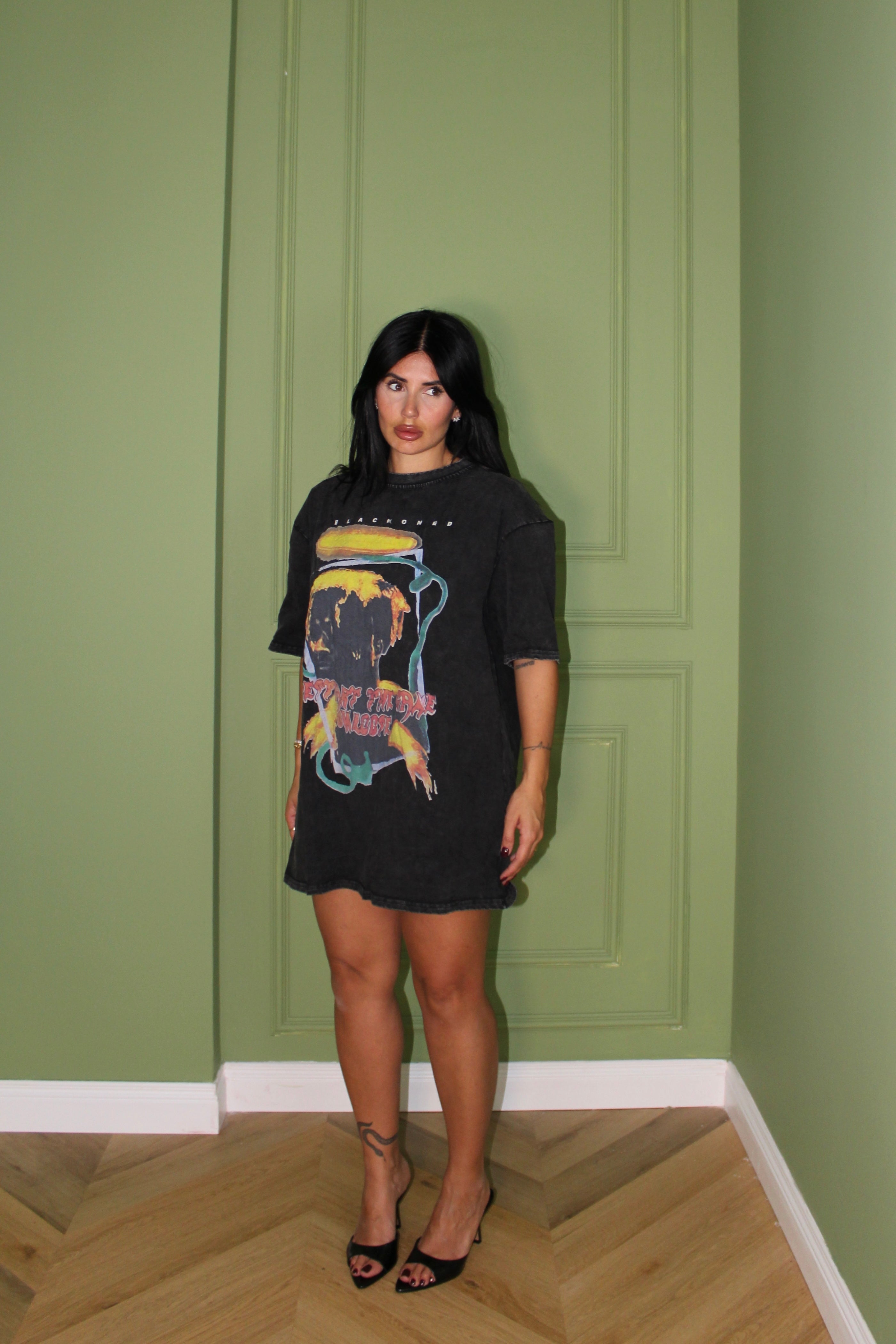 MAXI T-SHIRT BLACKON