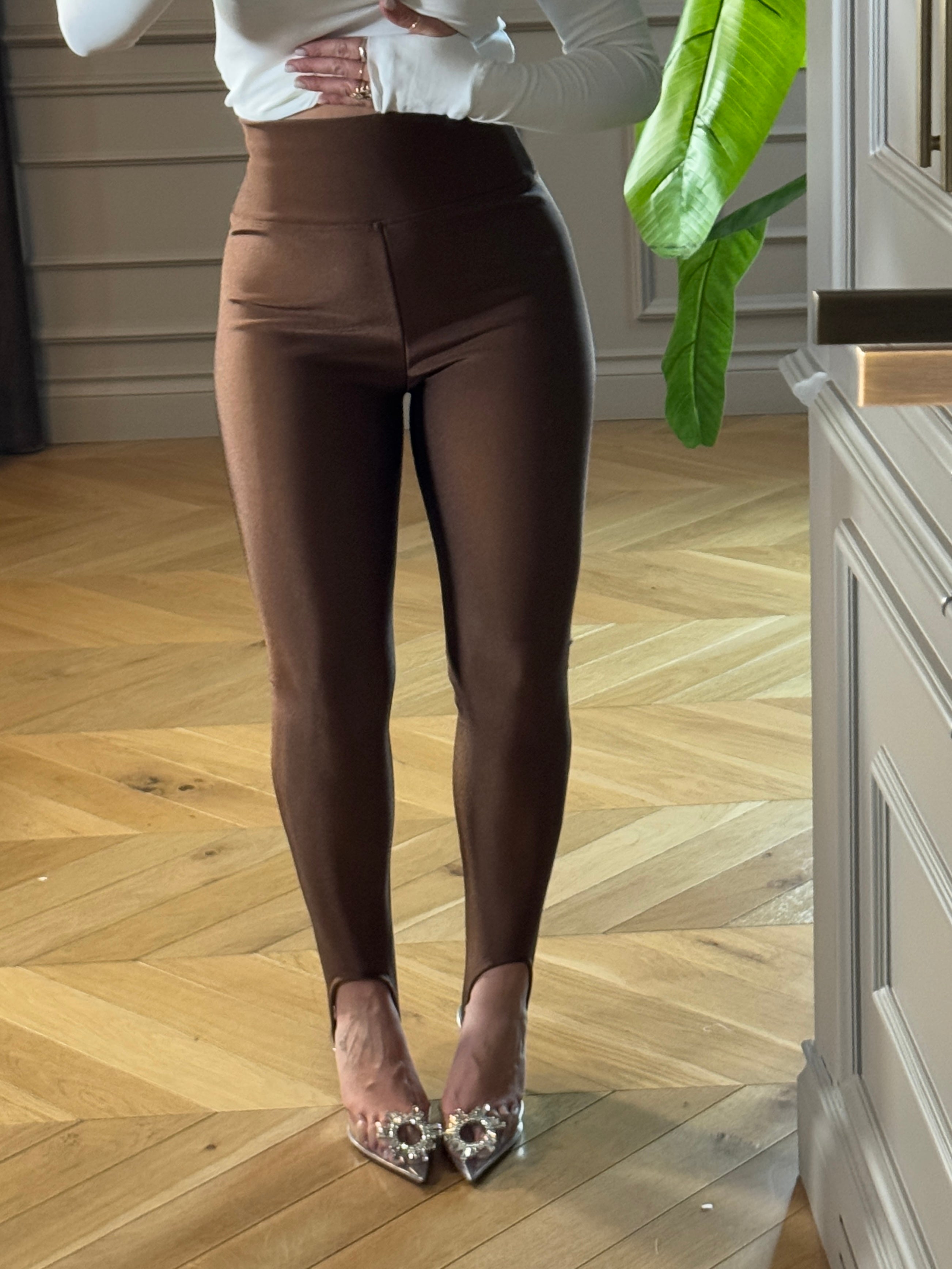 Leggings ghetta felpato