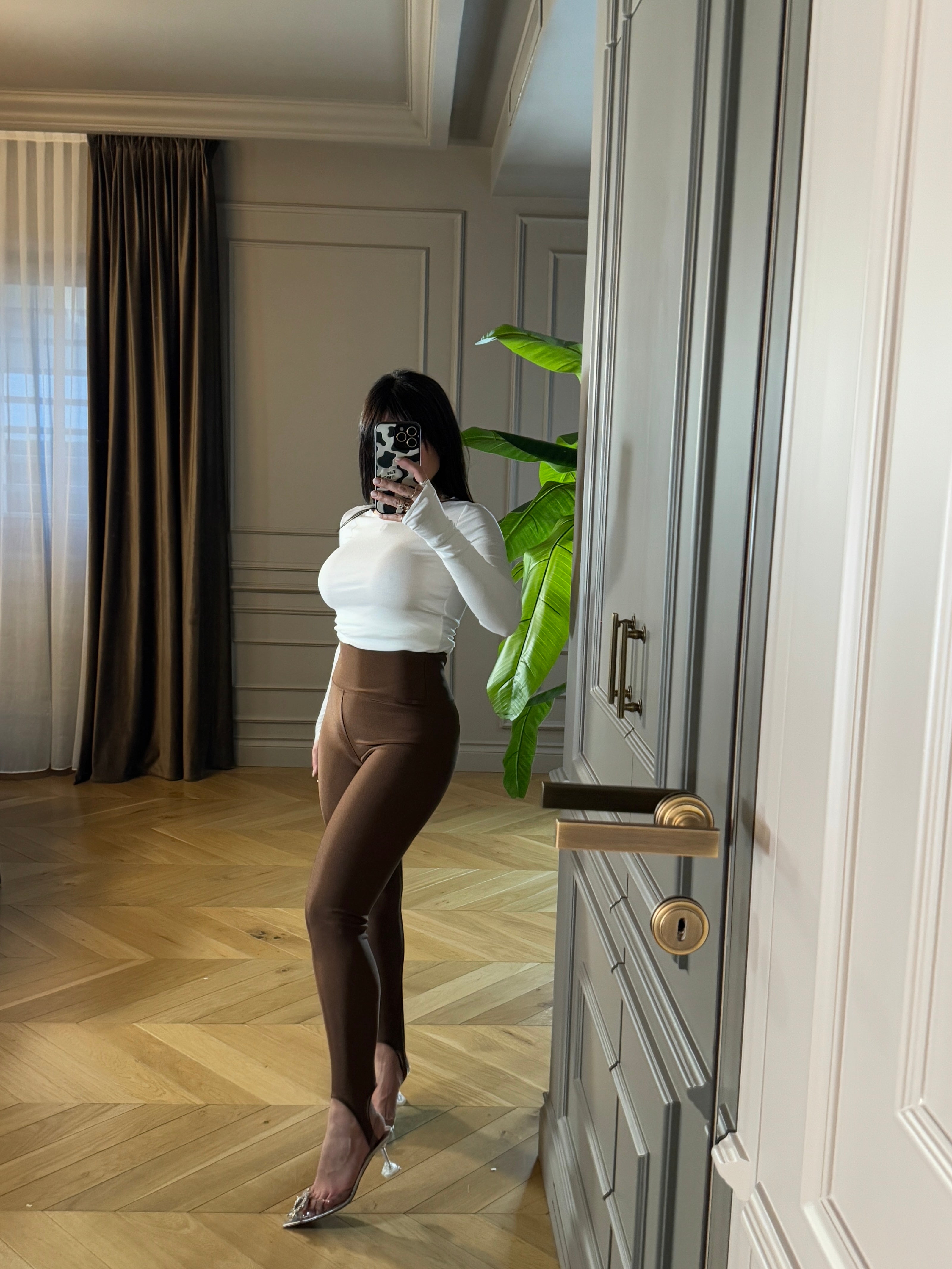 Leggings ghetta felpato