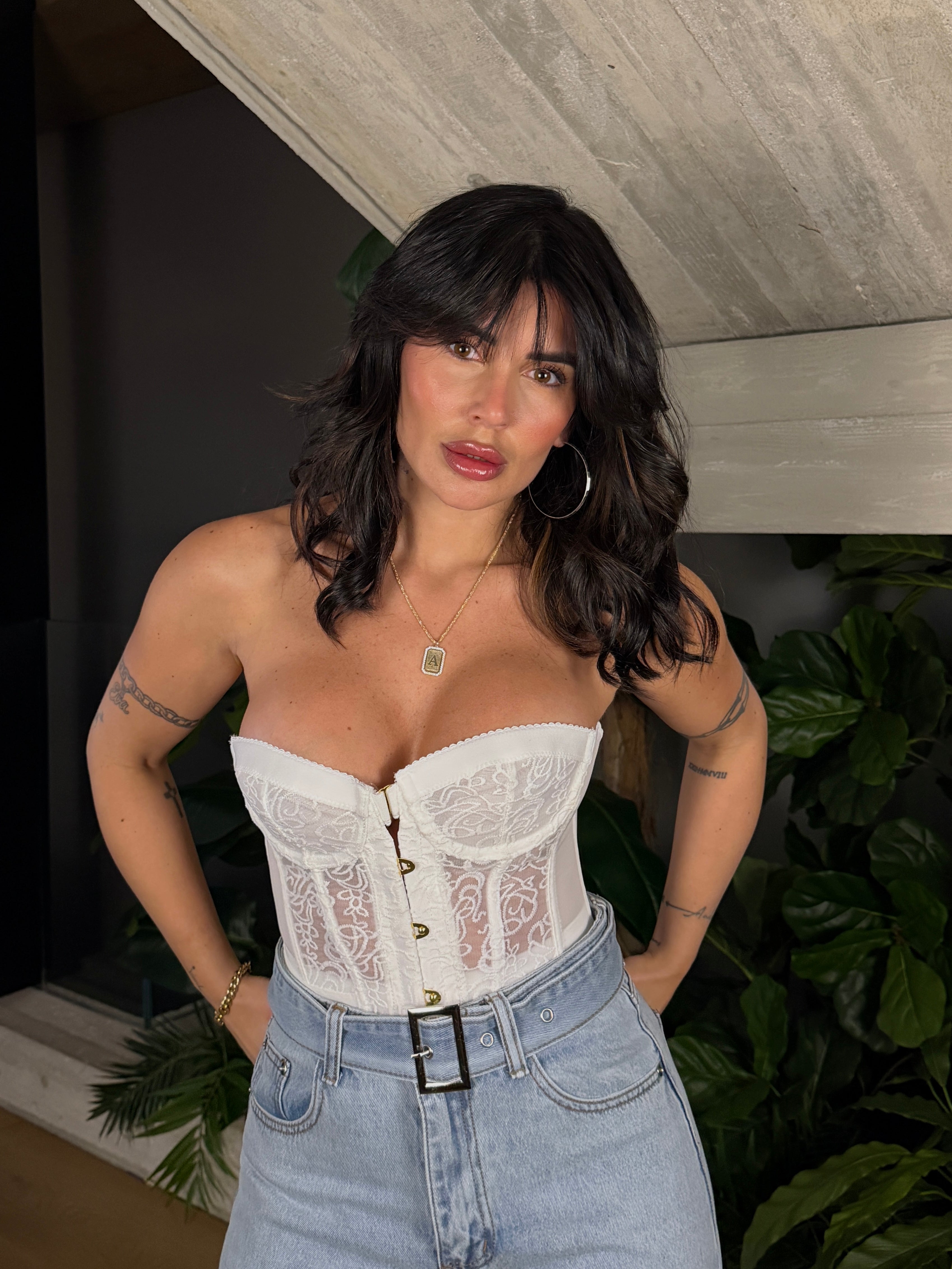BUSTIER DOLCE WHITE