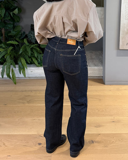 JEANS MOM-FIT DARK