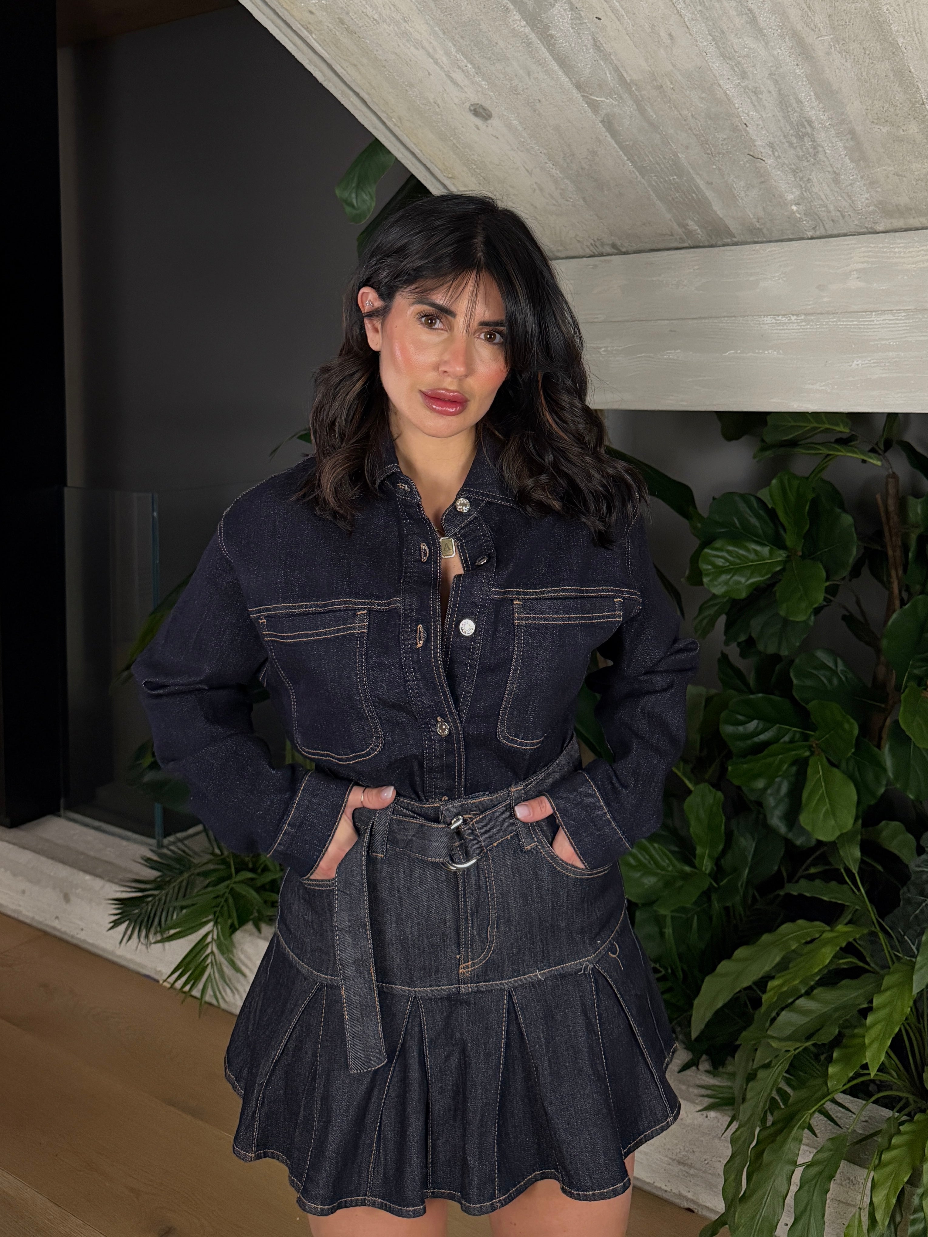 CAMICIA DENIM ESTER