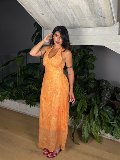 MIDI DRESS ORANGE