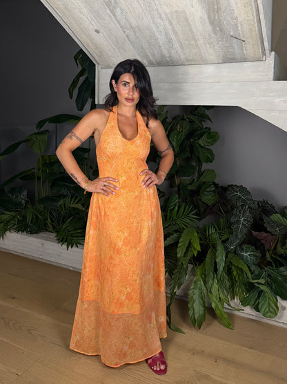 MIDI DRESS ORANGE