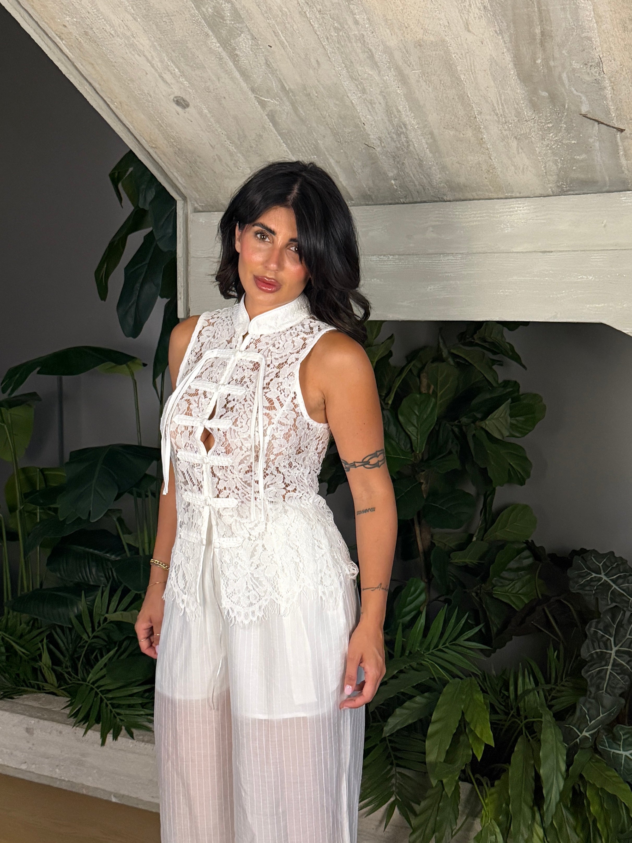 TOP MACRAME CELINE