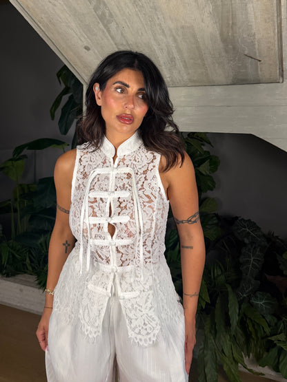 TOP MACRAME CELINE