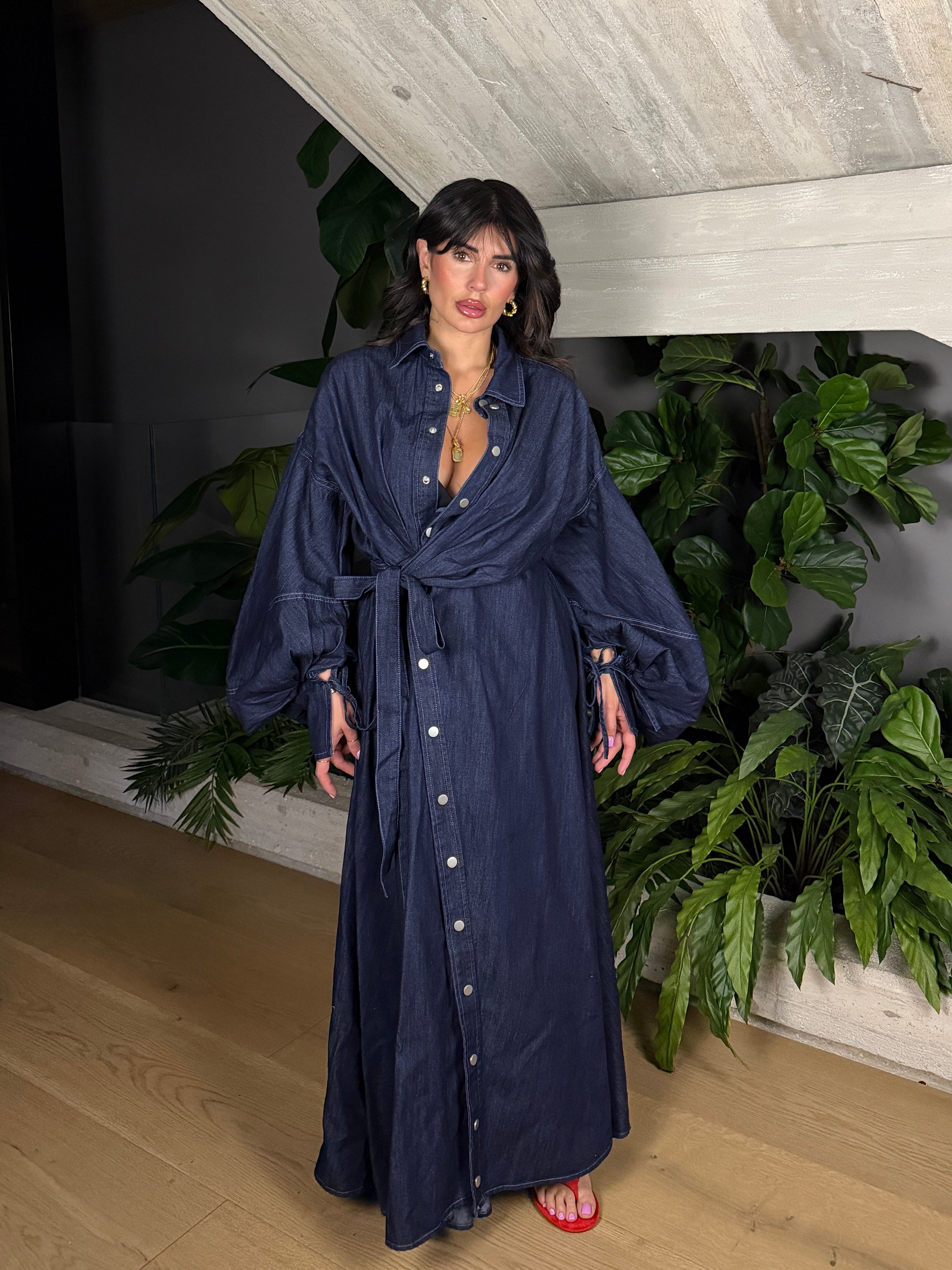 MIDI DRESS DENIM ONDY