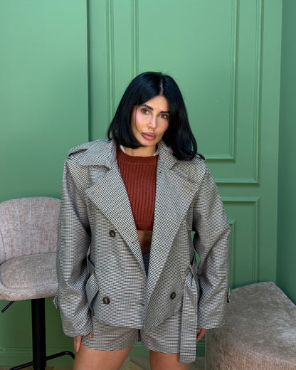 TRENCH TARTAN NIZZA