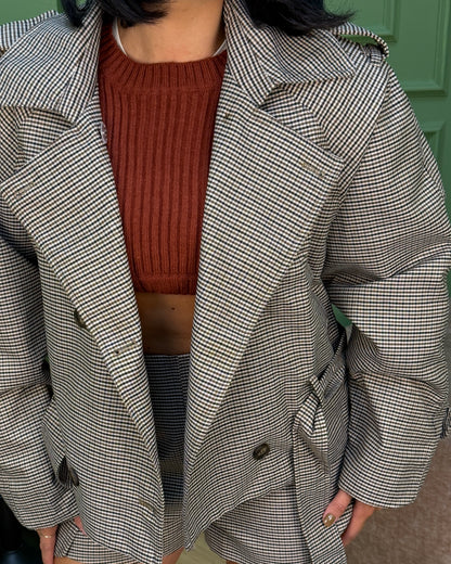 TRENCH TARTAN NIZZA