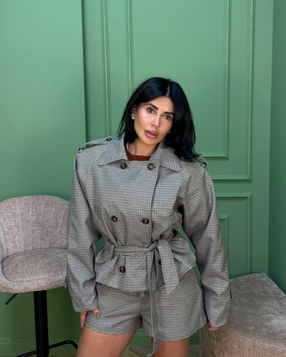 TRENCH TARTAN NIZZA