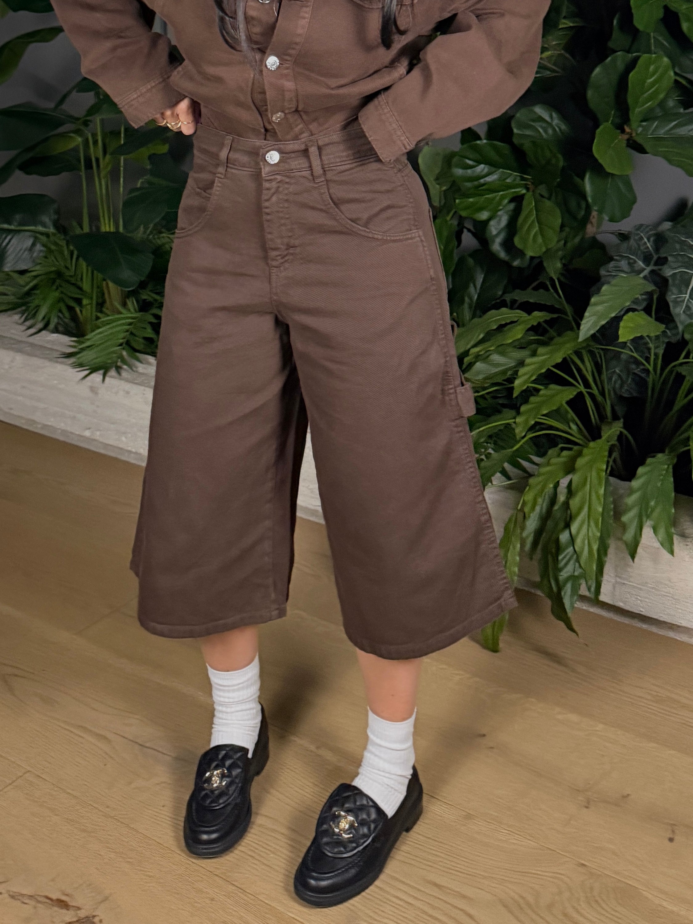 BERMUDA DENIM BROWN
