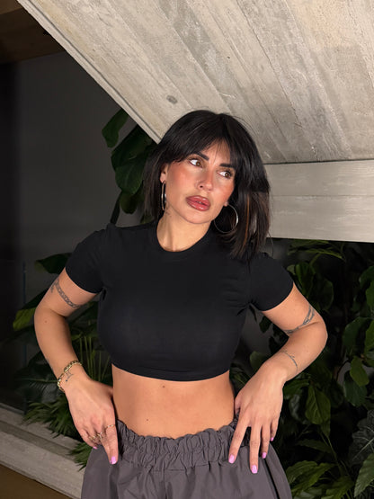 T-SHIRT CROP LUMINA