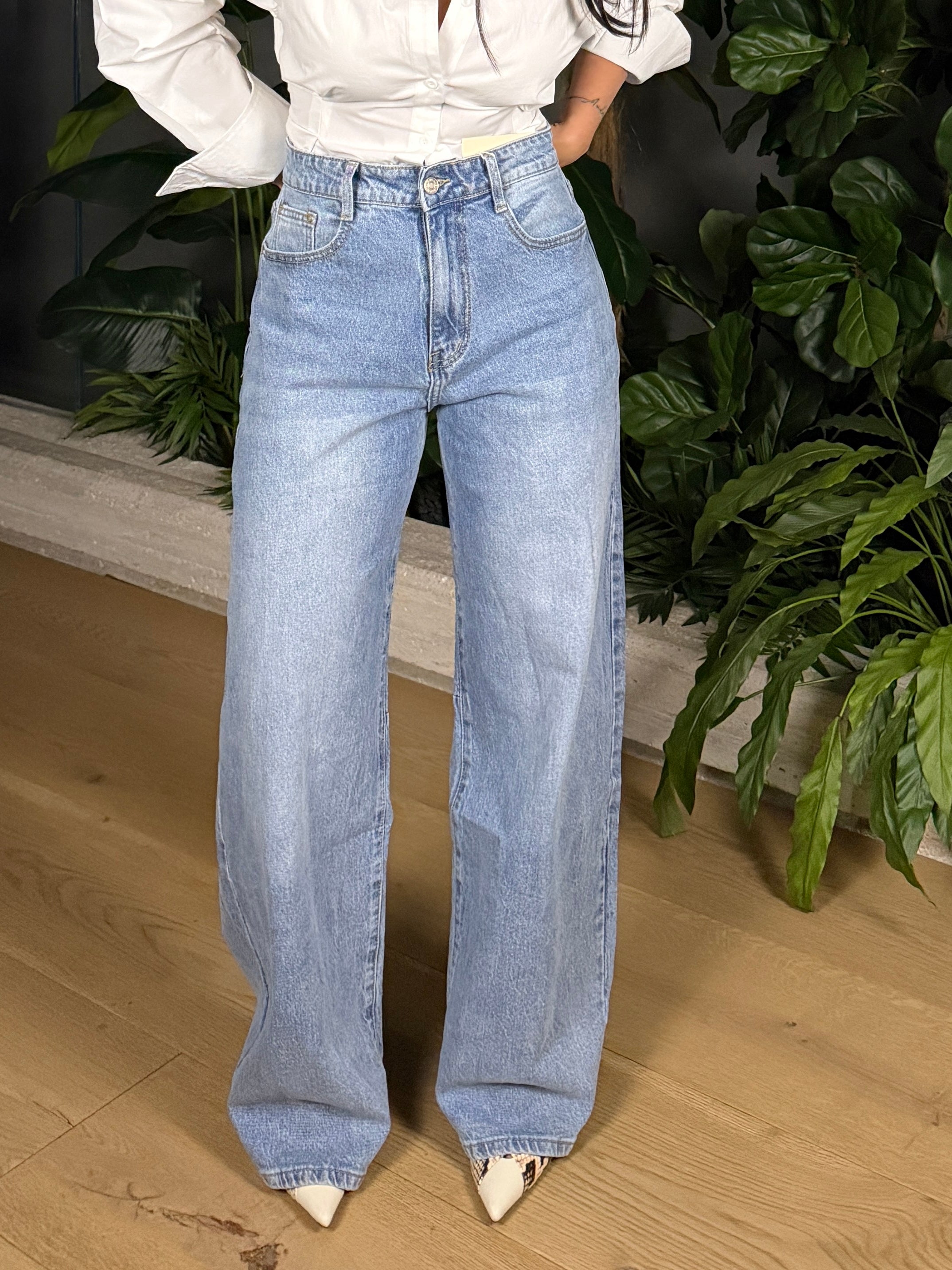 JEANS PALAZZO PUSHUP