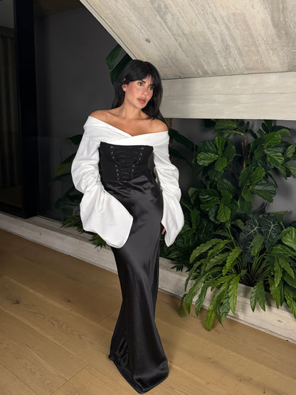 GONNA MAXI SATIN