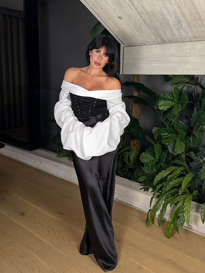 GONNA MAXI SATIN
