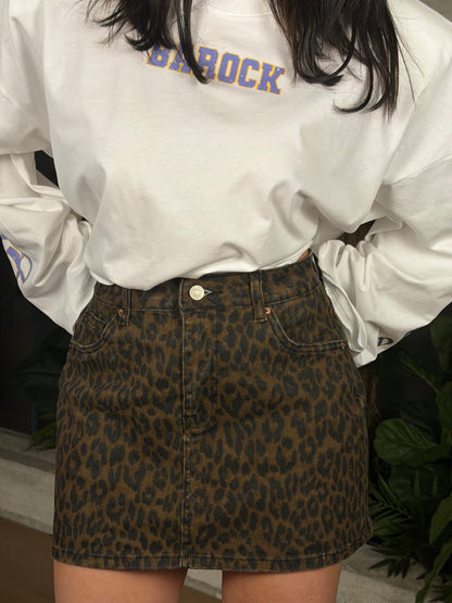 MINIGONNA ANIMALIER