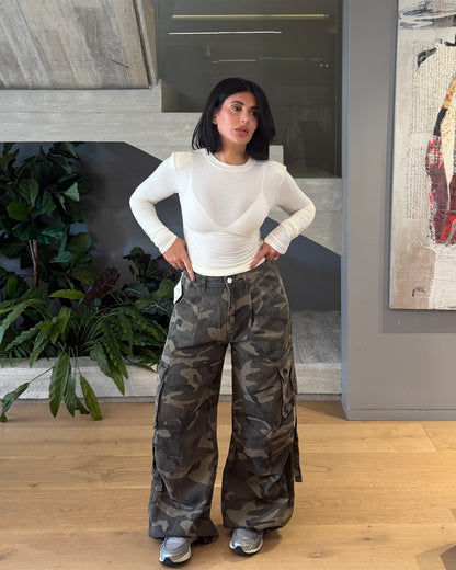 JEANS CARGO CAMO