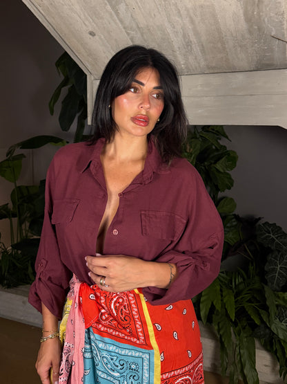 CAMICIA IN LINO SOLEA