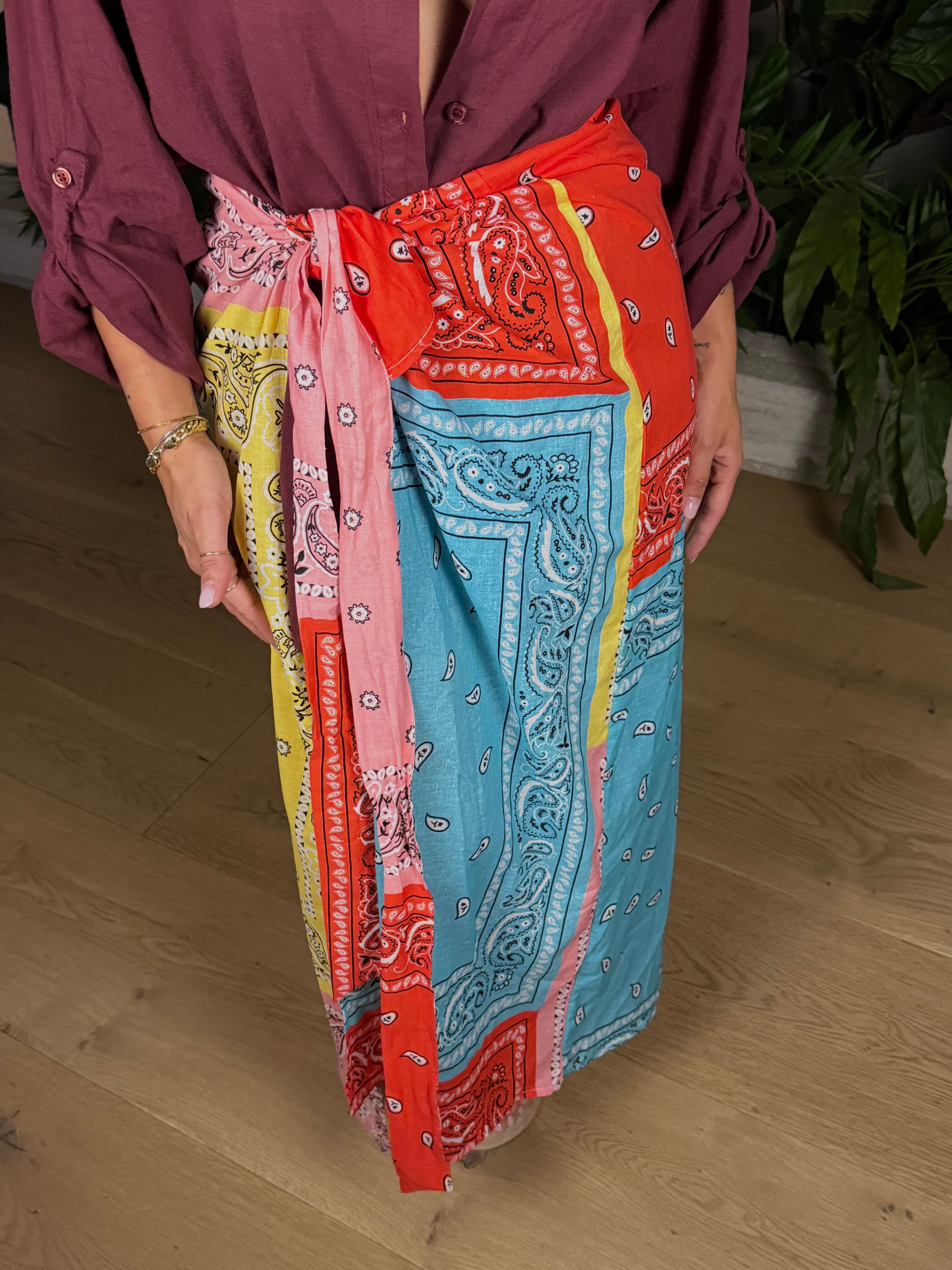 PAREO BANDANA MULTICOLOR