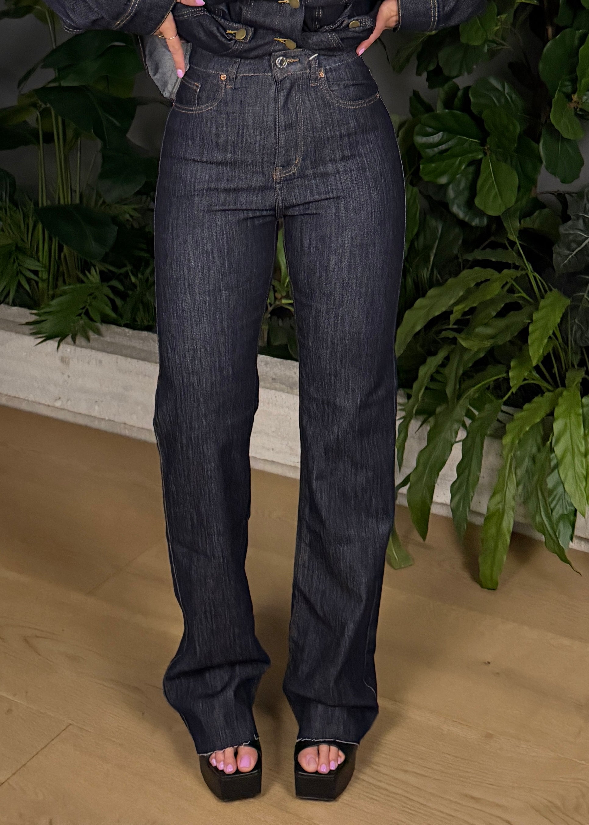 JEANS GAMBA DRITTA ELASTICO 0