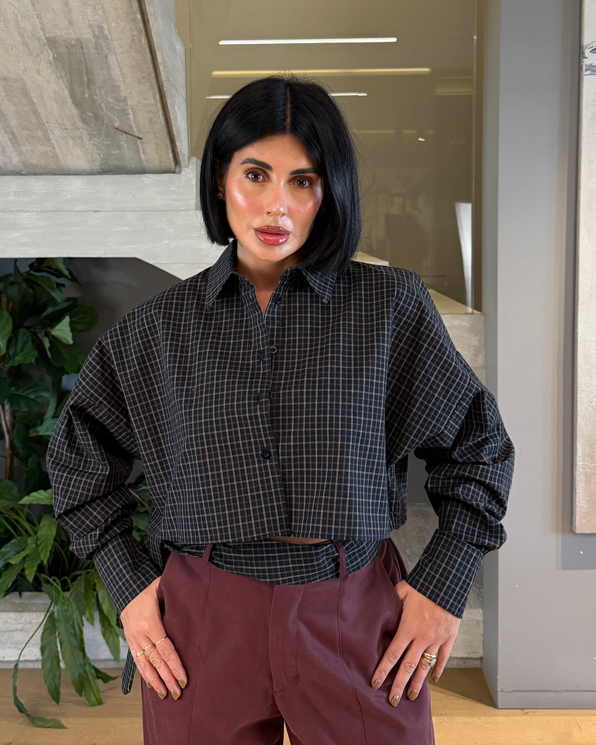 CAMICIA CROP PIC