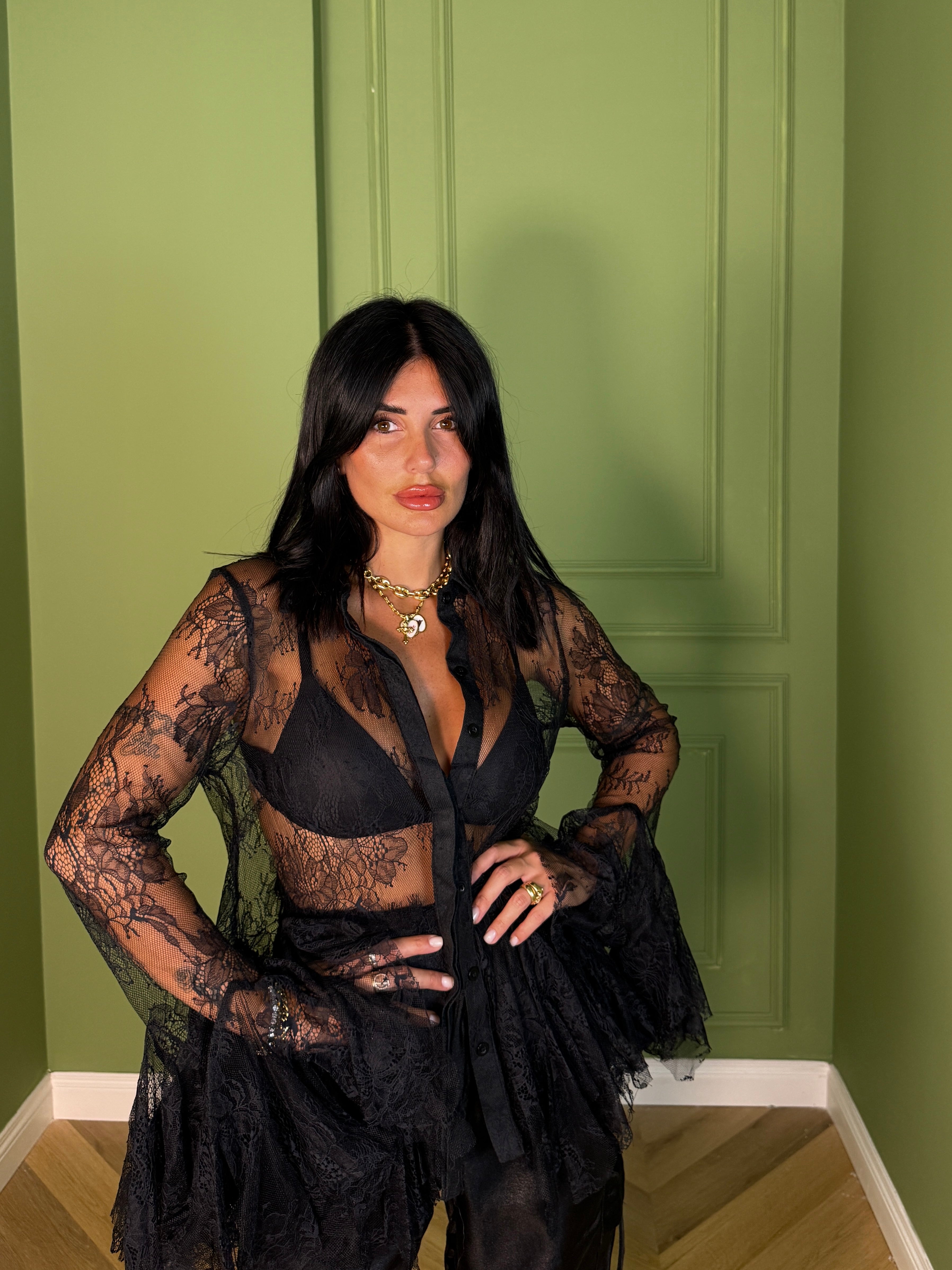 CAMICIA PIZZO DIANA