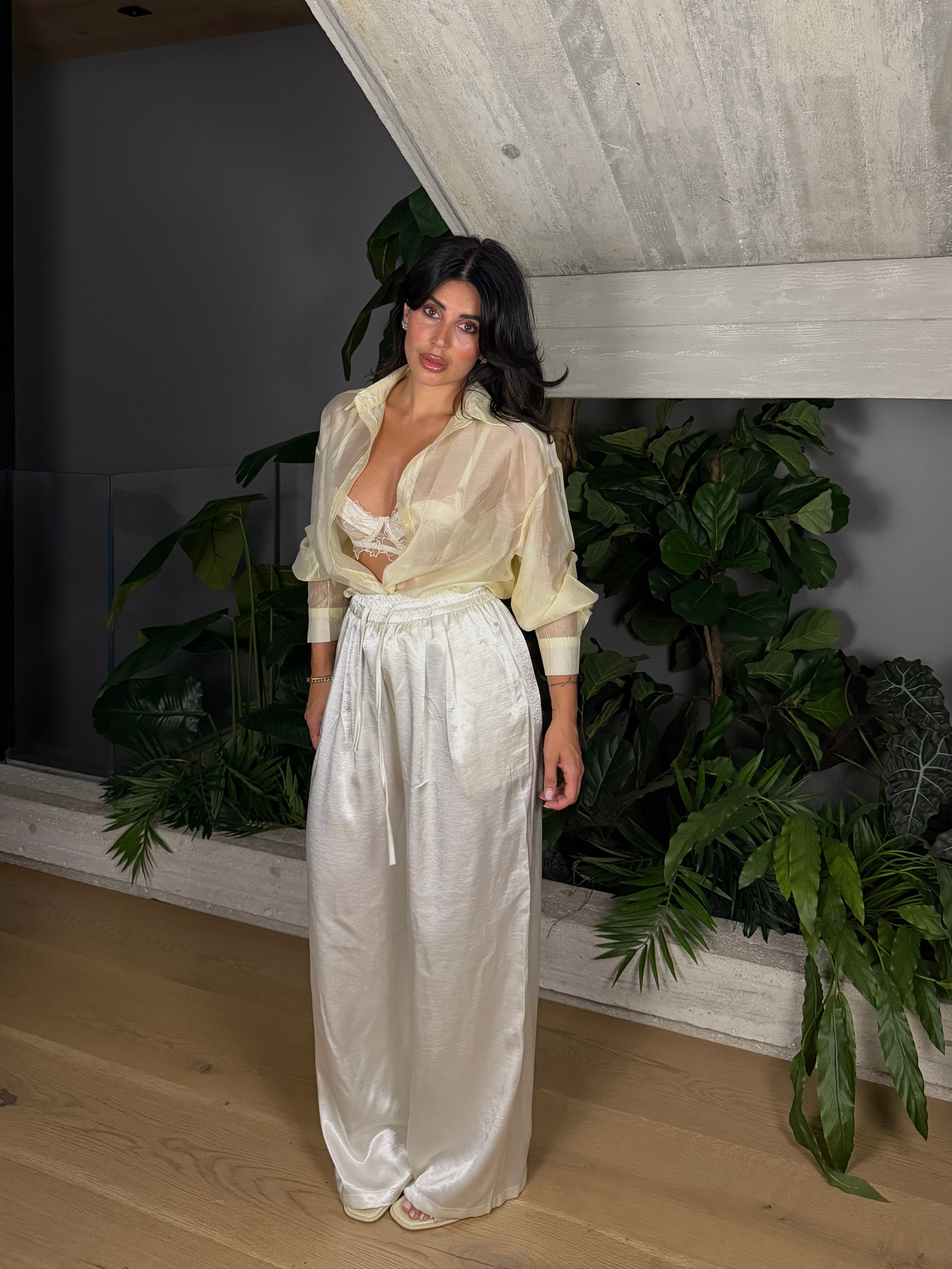 PANTALONE SATIN MONICA