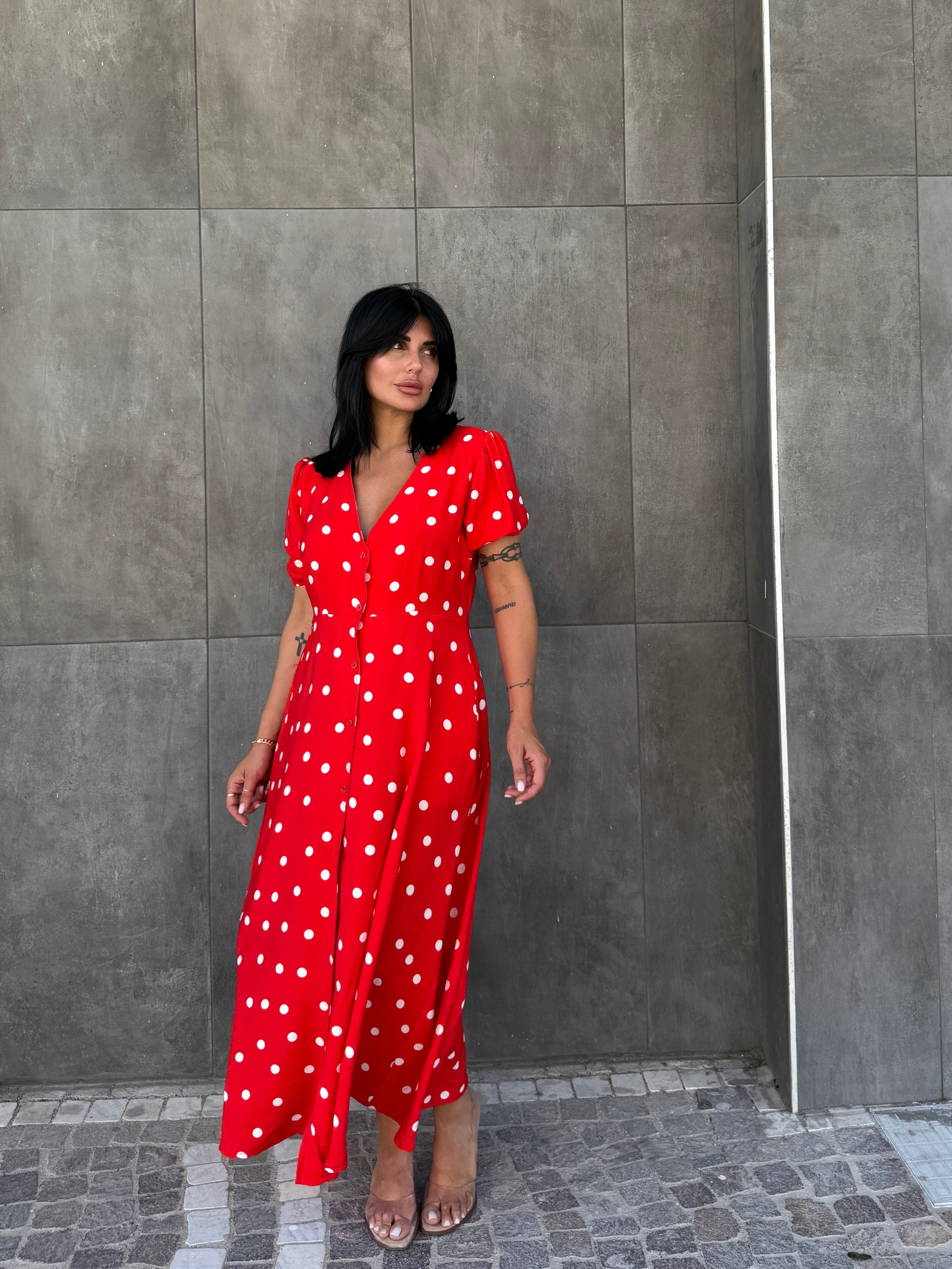Midi-Dress pois 2.0