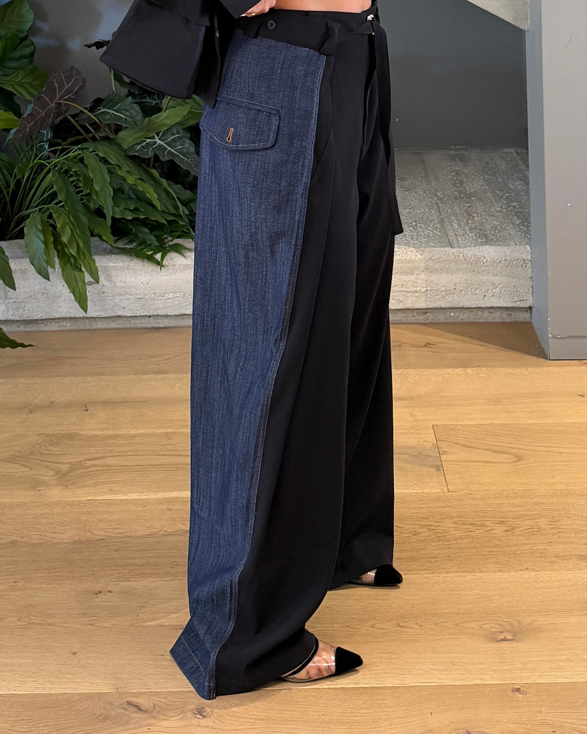 PANTALONE DOUBLE DENIM
