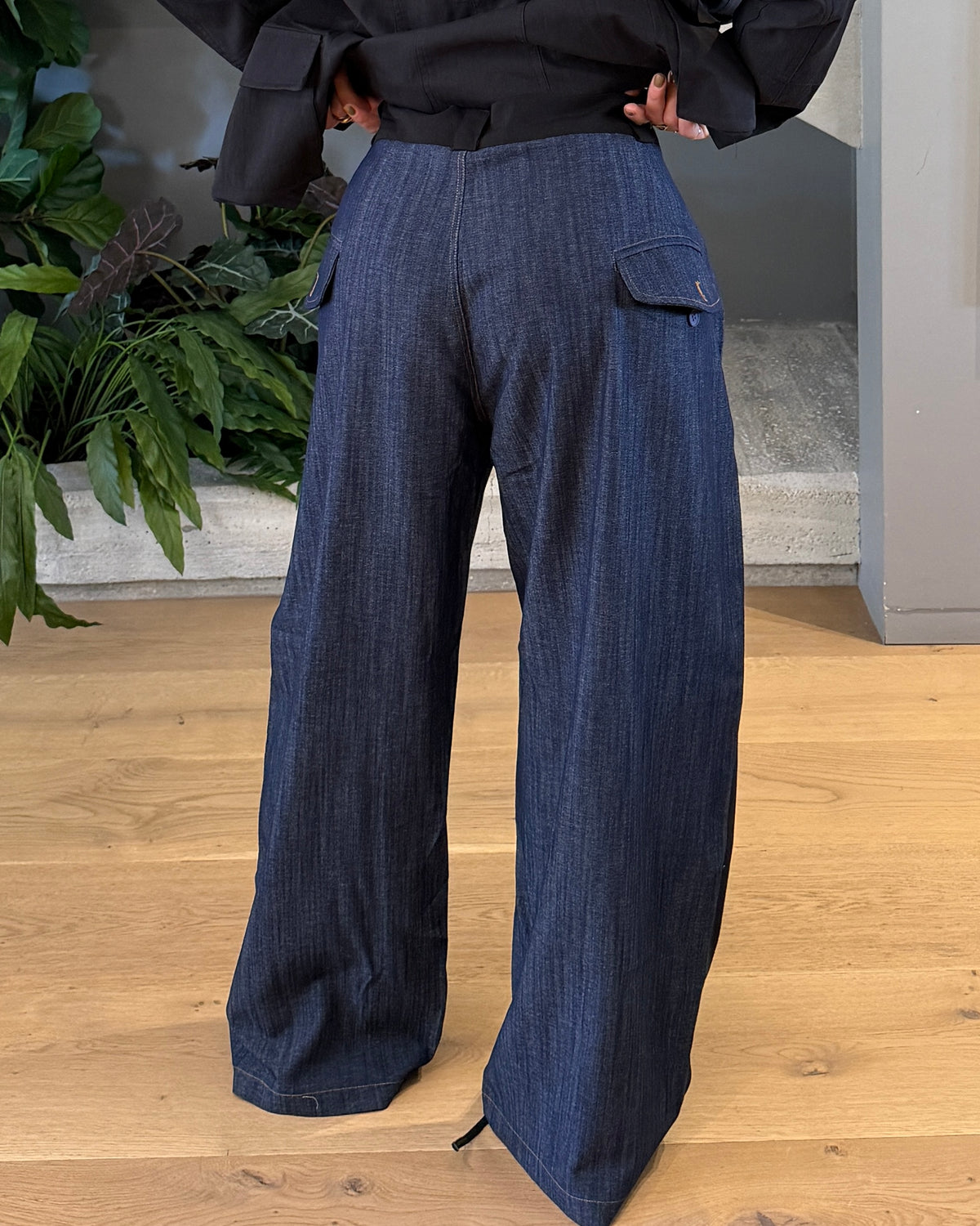 PANTALONE DOUBLE DENIM