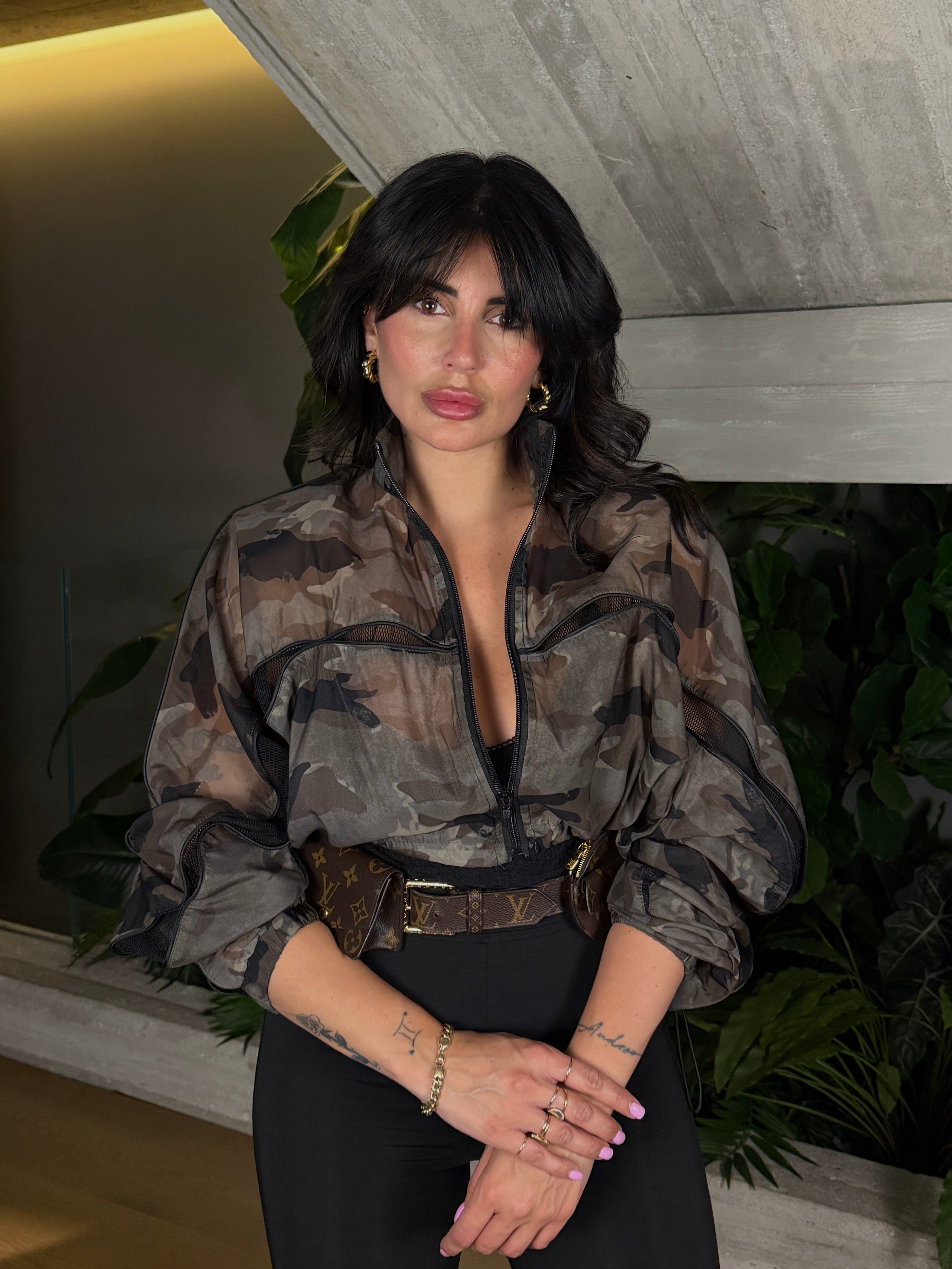 GIACCA SEMITRASPARENTE MISSION