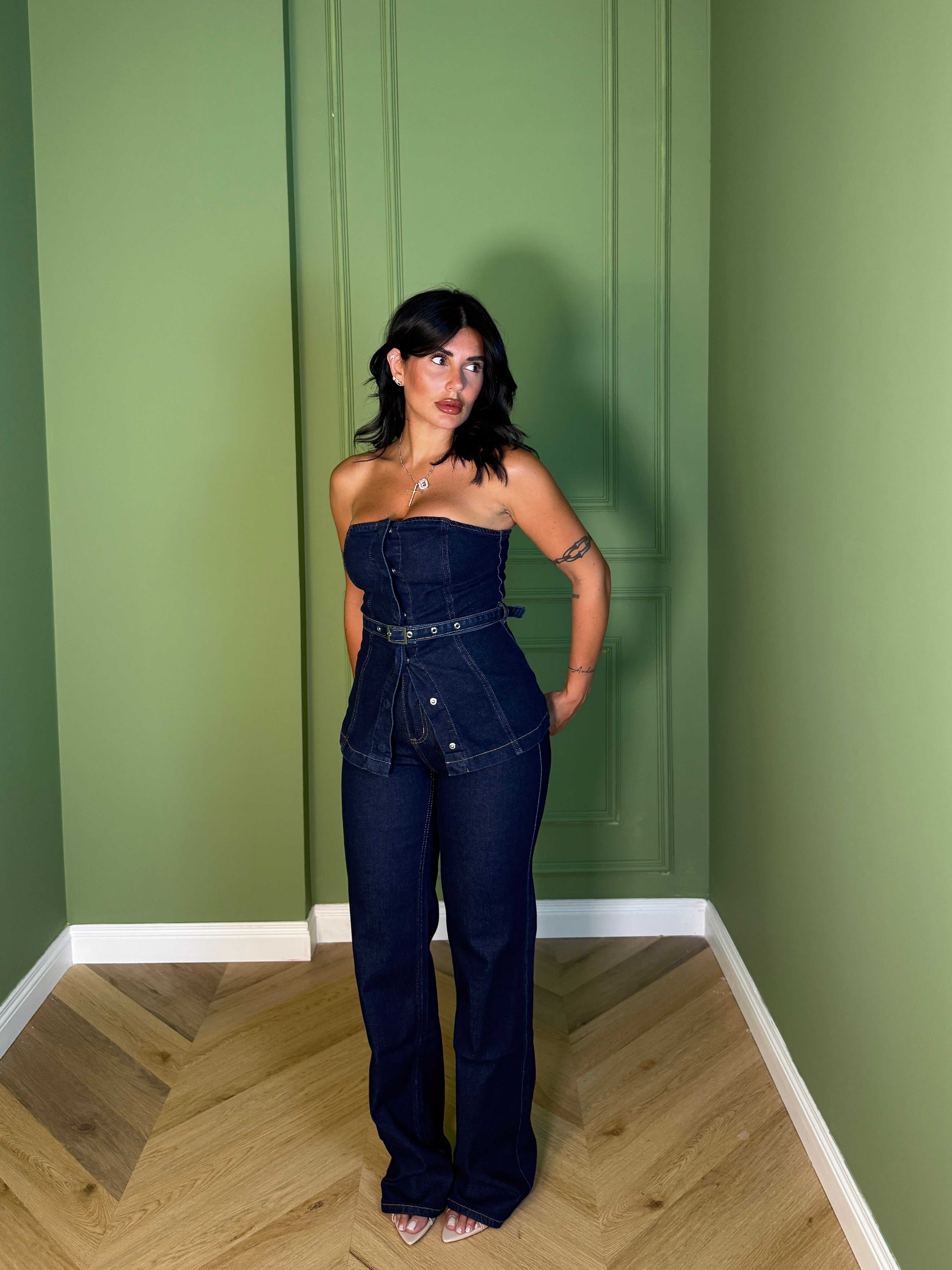 TOP DENIM DARK SOFI