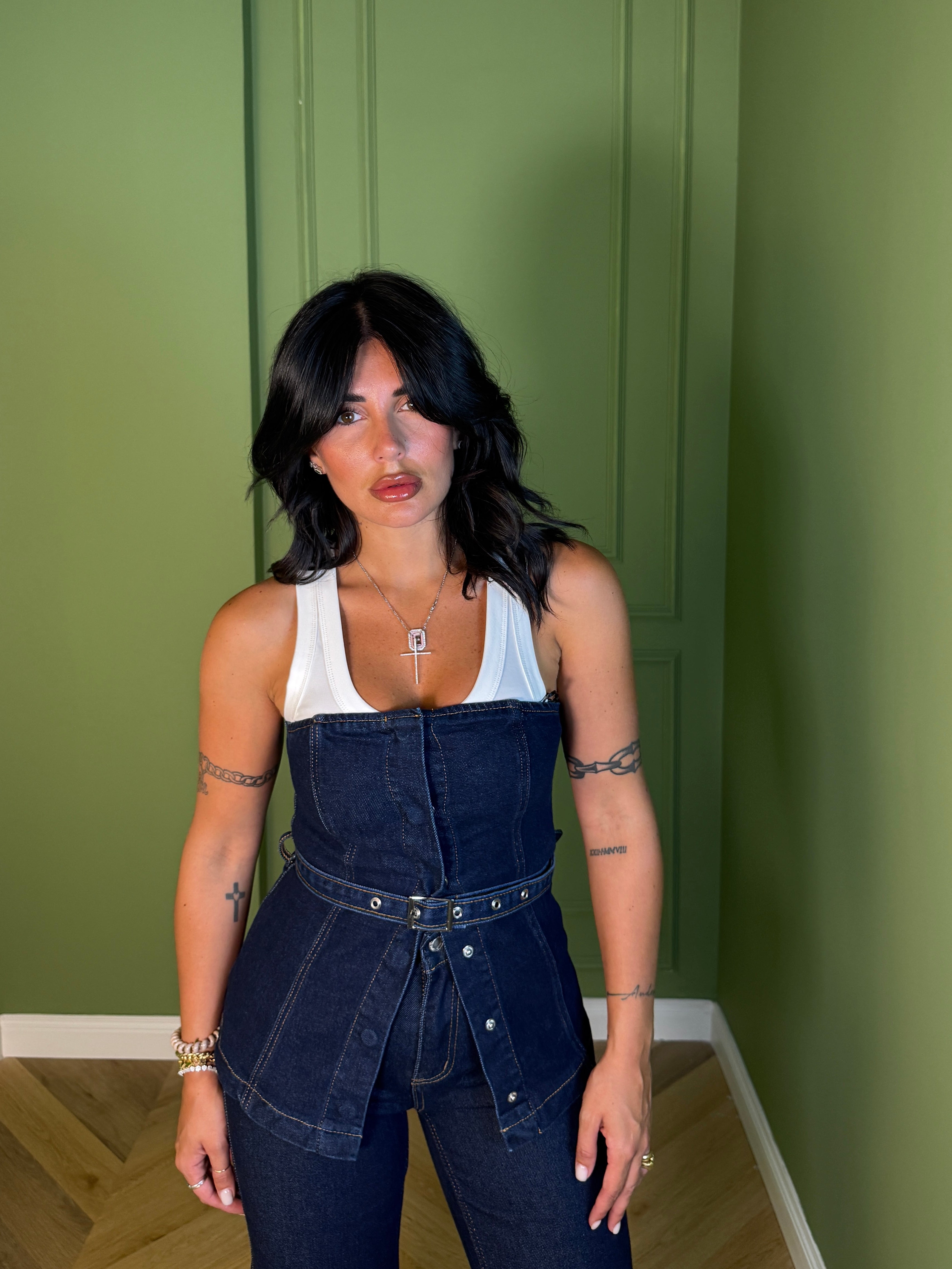 TOP DENIM DARK SOFI