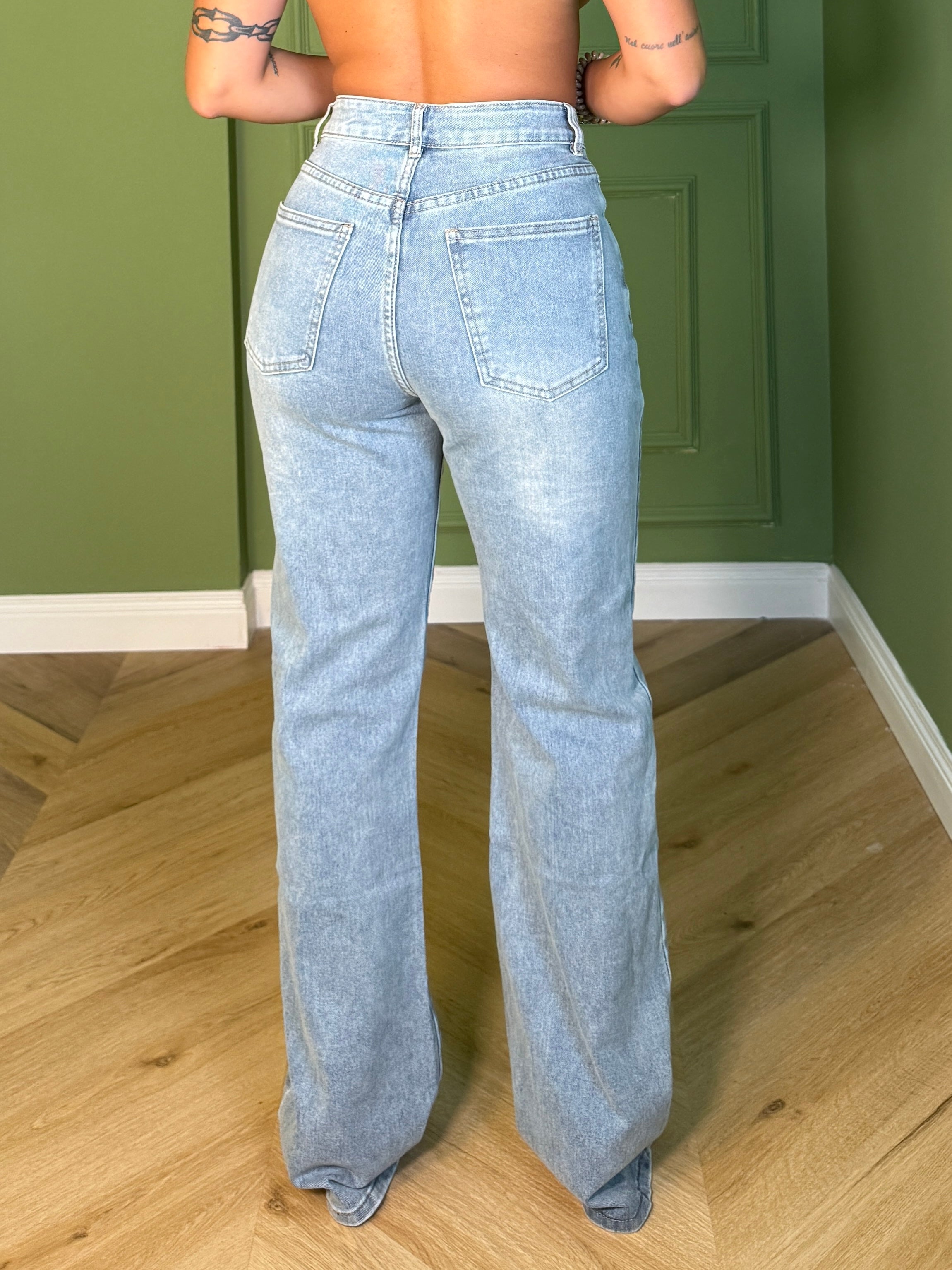 JEANS REVERSE  DENIM CHIARO