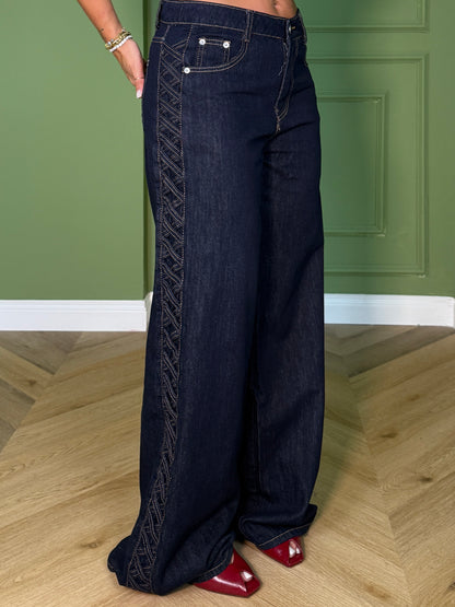 JEANS STRINGATO DENIM