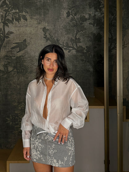 CAMICIA VELATA