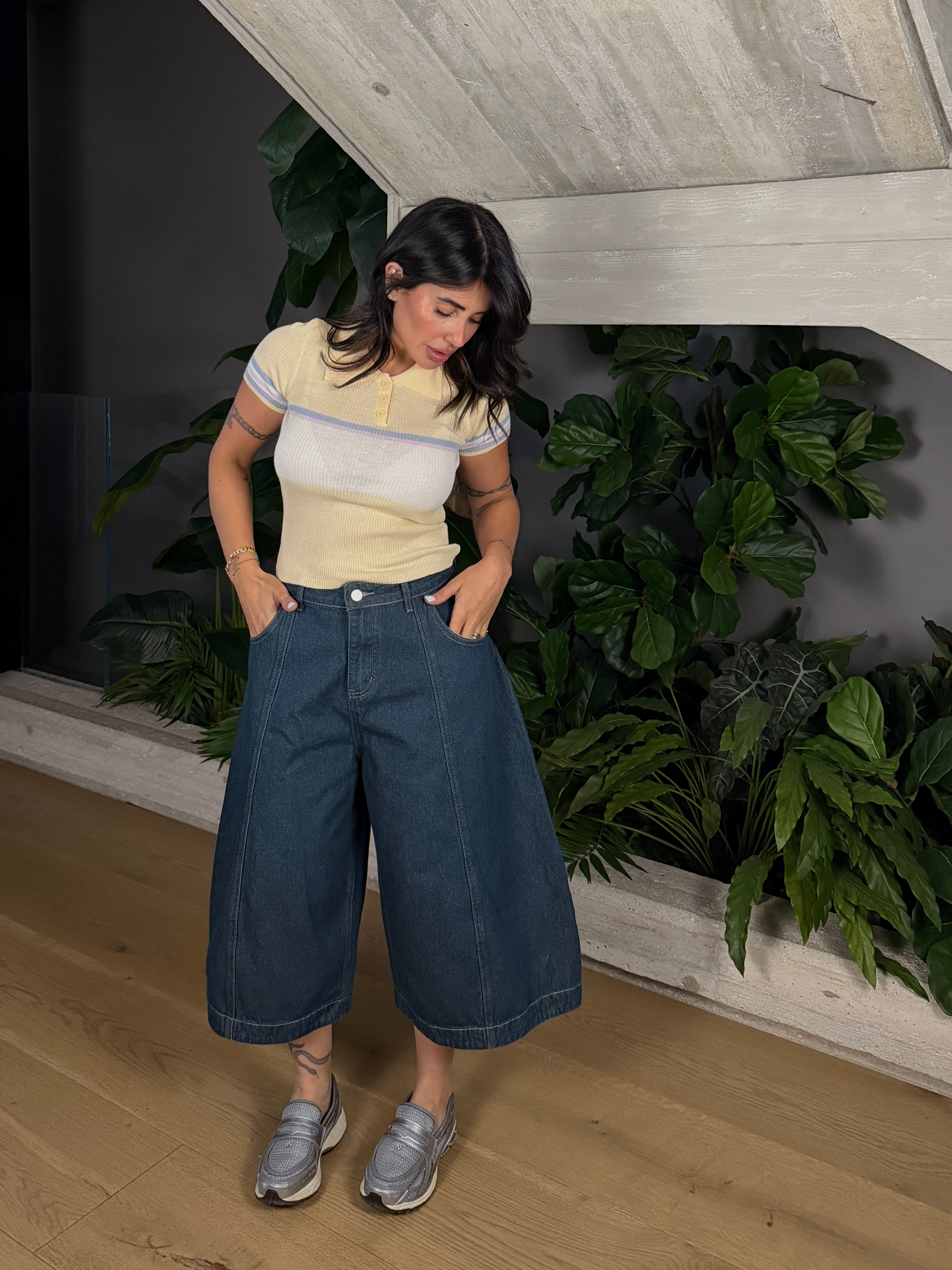 MAXI  BERMUDA MORENA