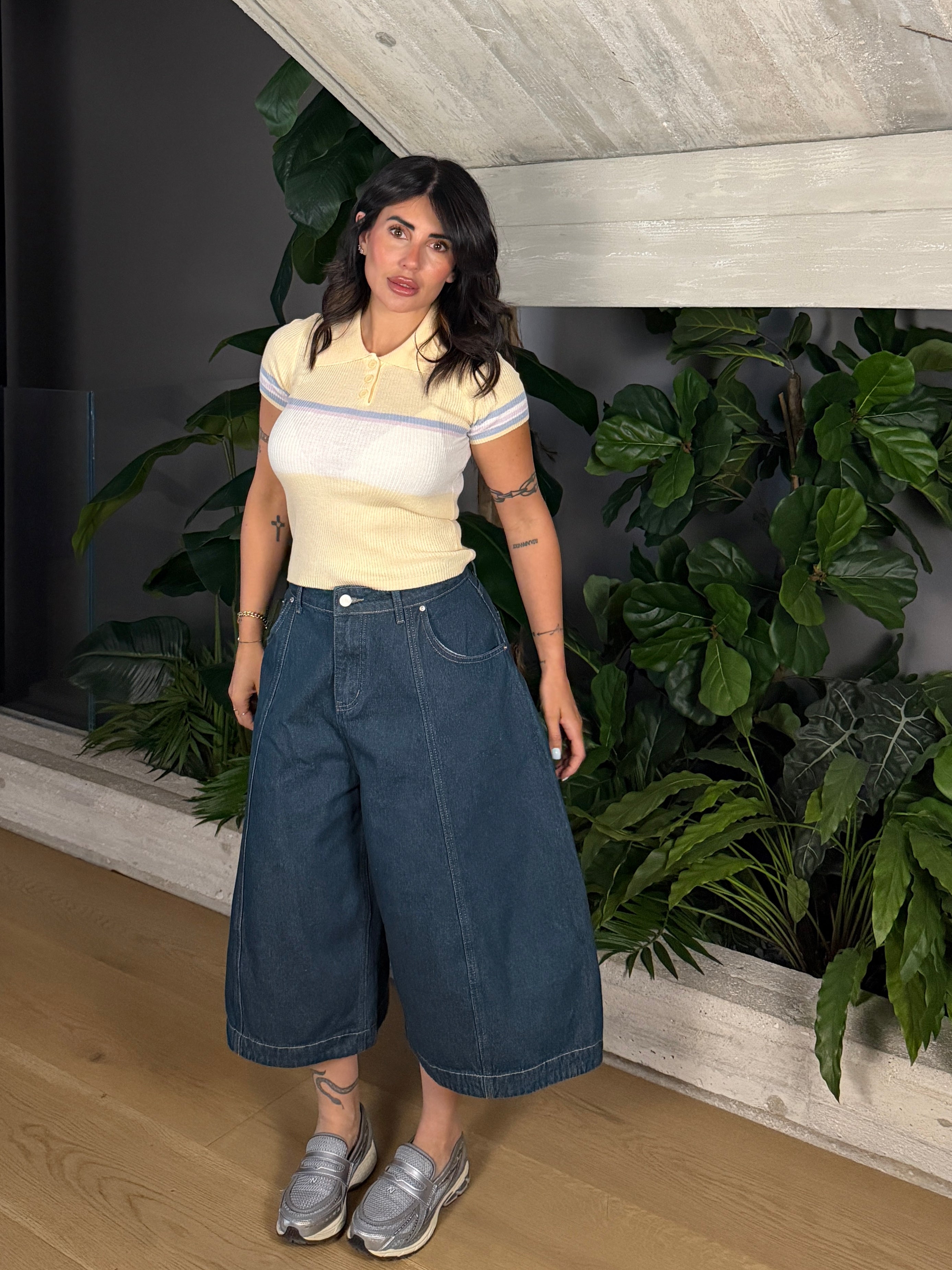 MAXI  BERMUDA MORENA