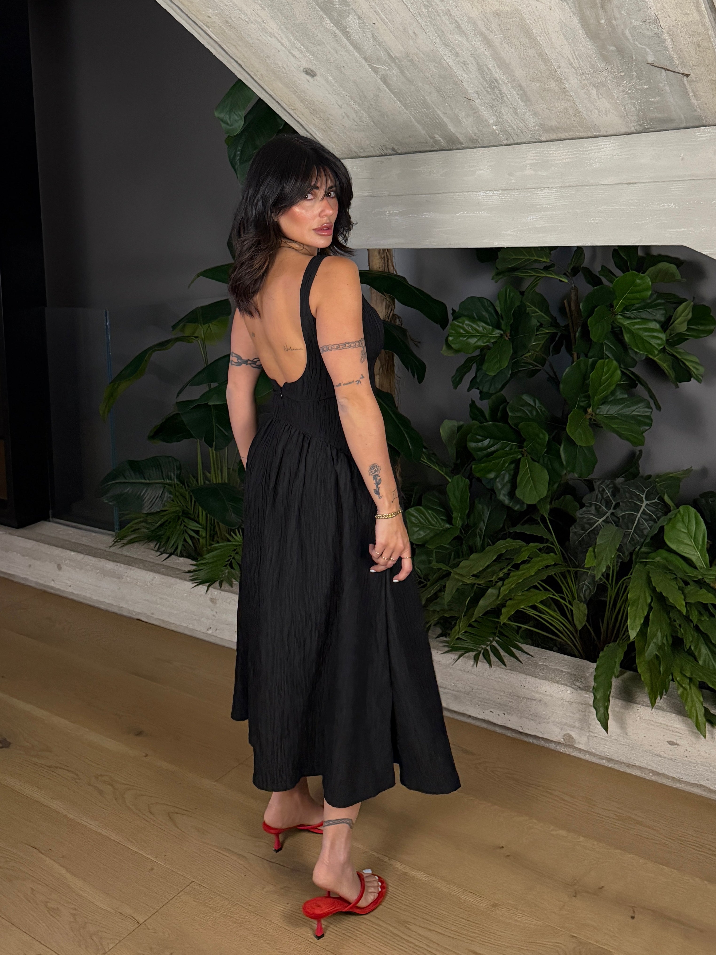 MINI DRESS HAVANA