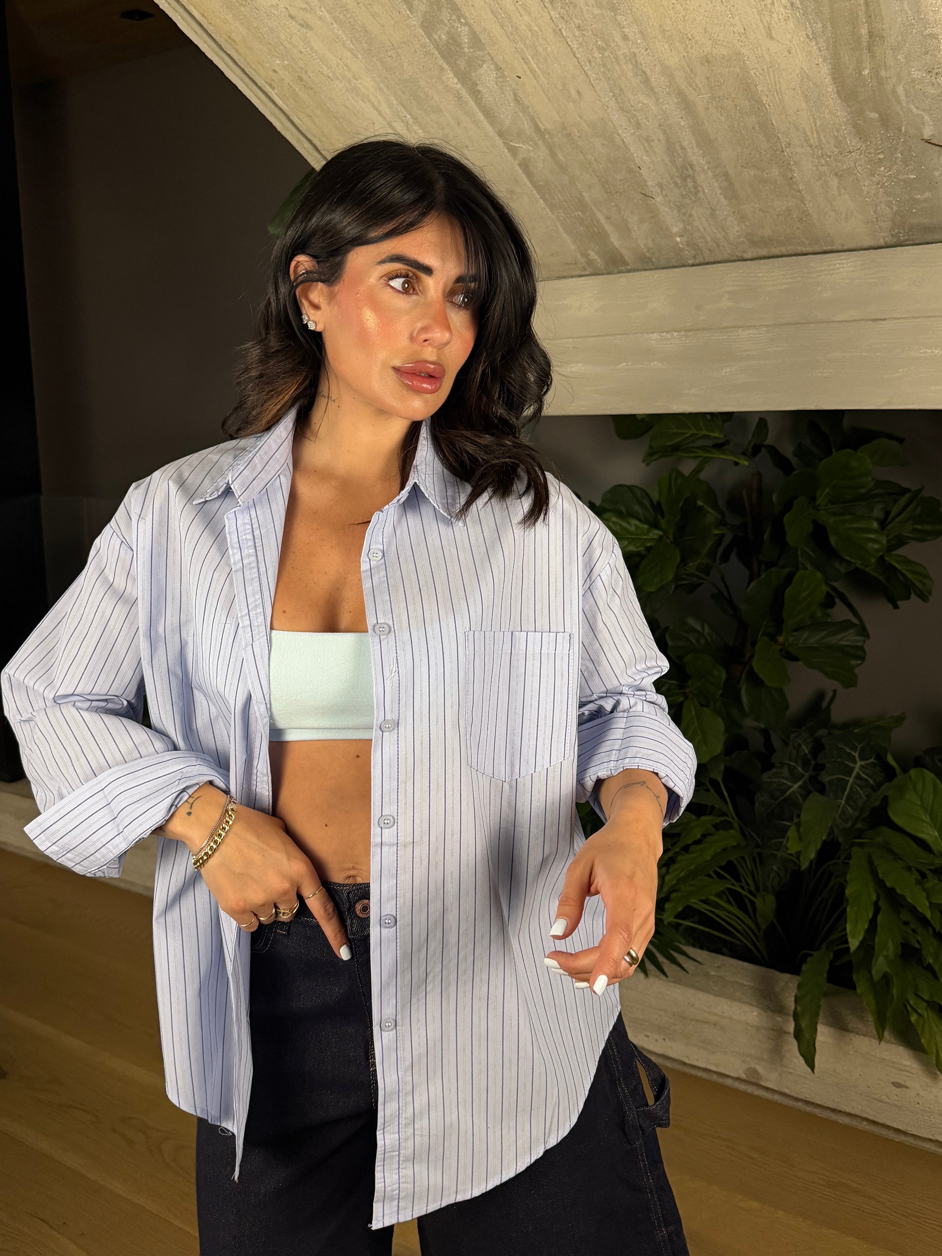 CAMICIA REGULAR RIGHE