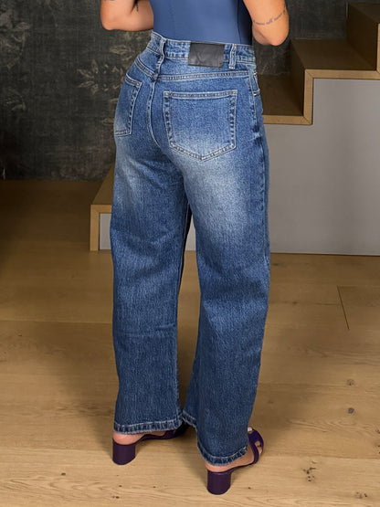 JEANS MOM-FIT PUSH UP