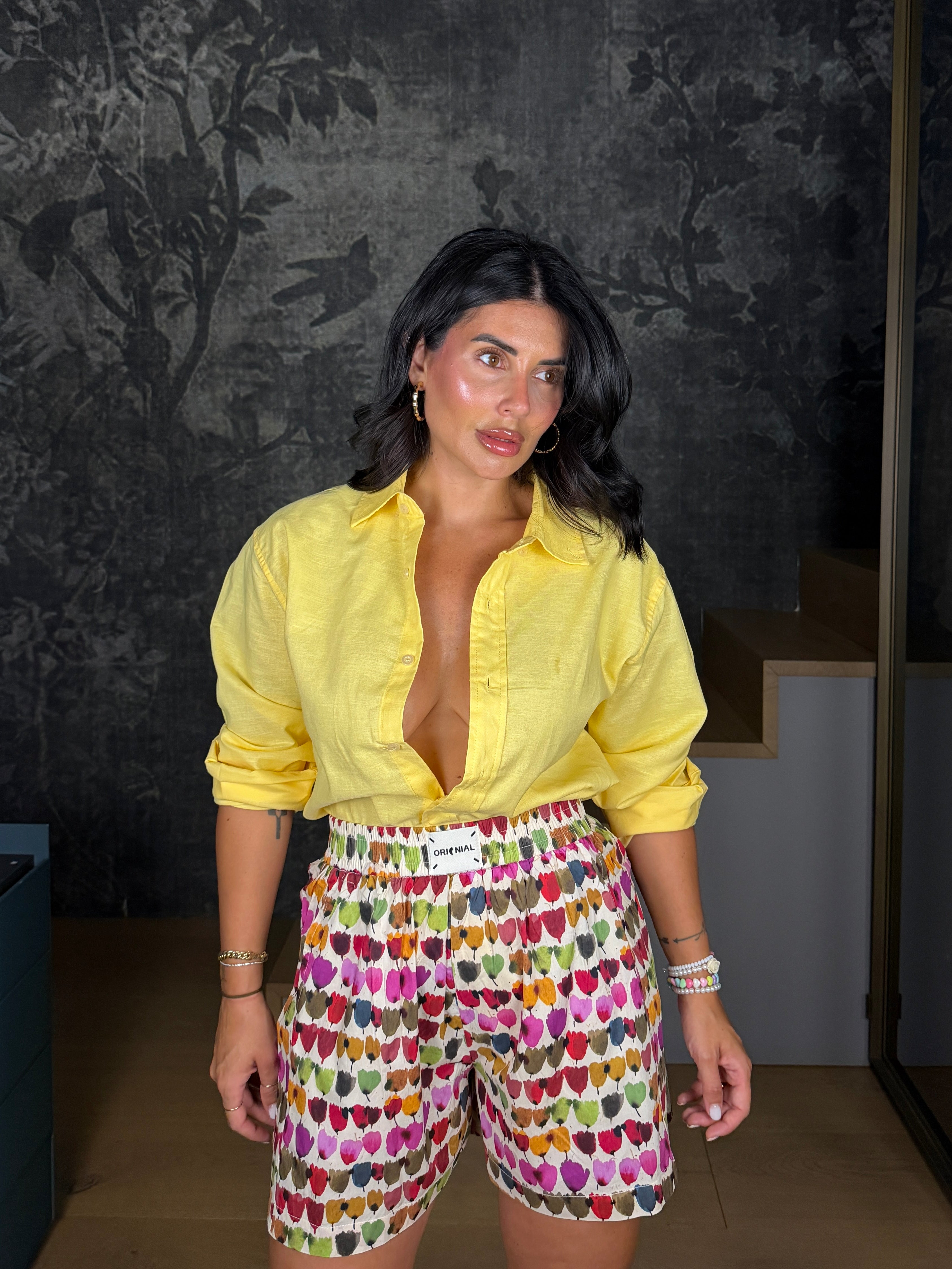 CAMICIA MISTO LINO REGULAR
