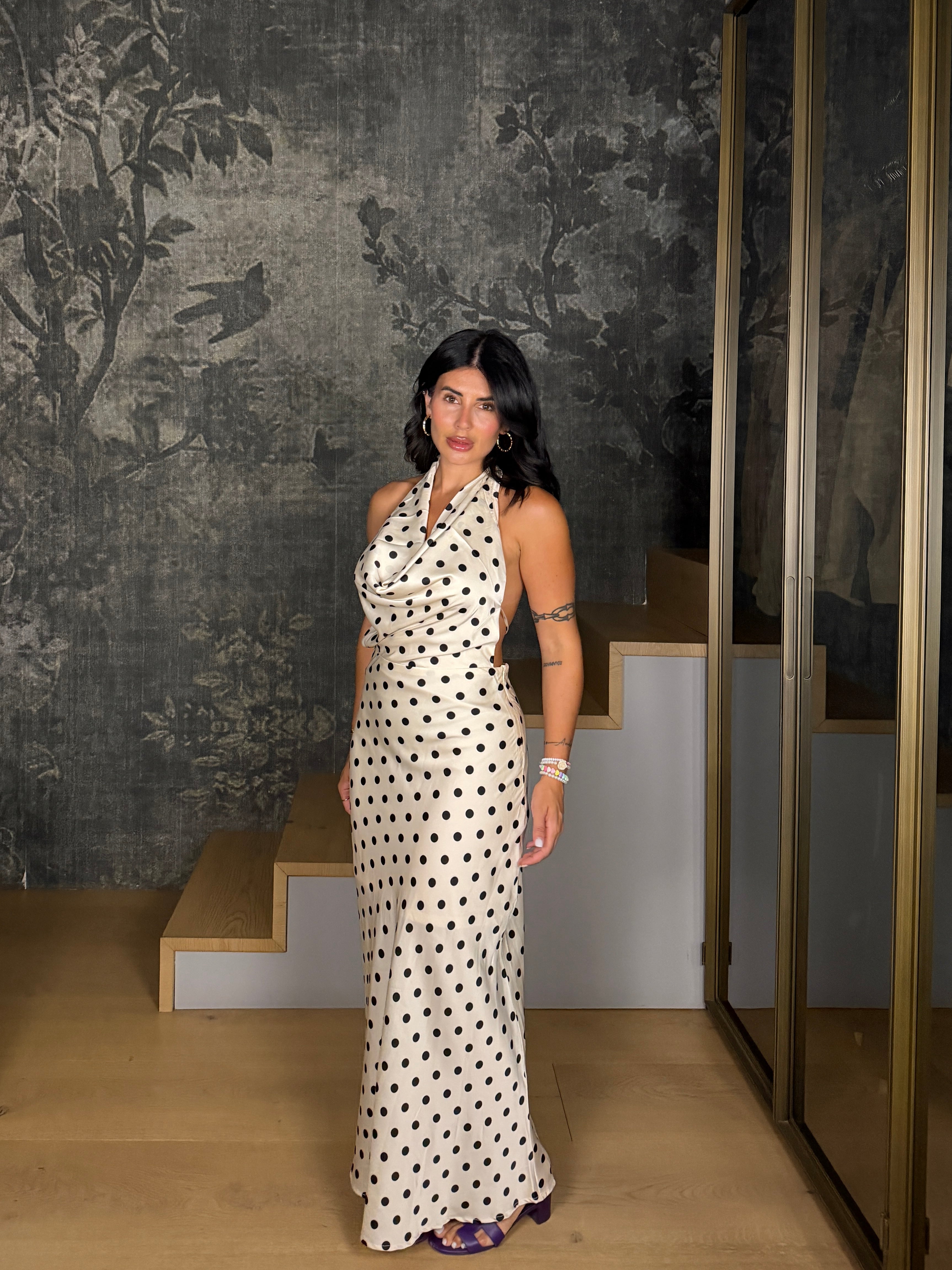 LONG DRESS AMBER POIS