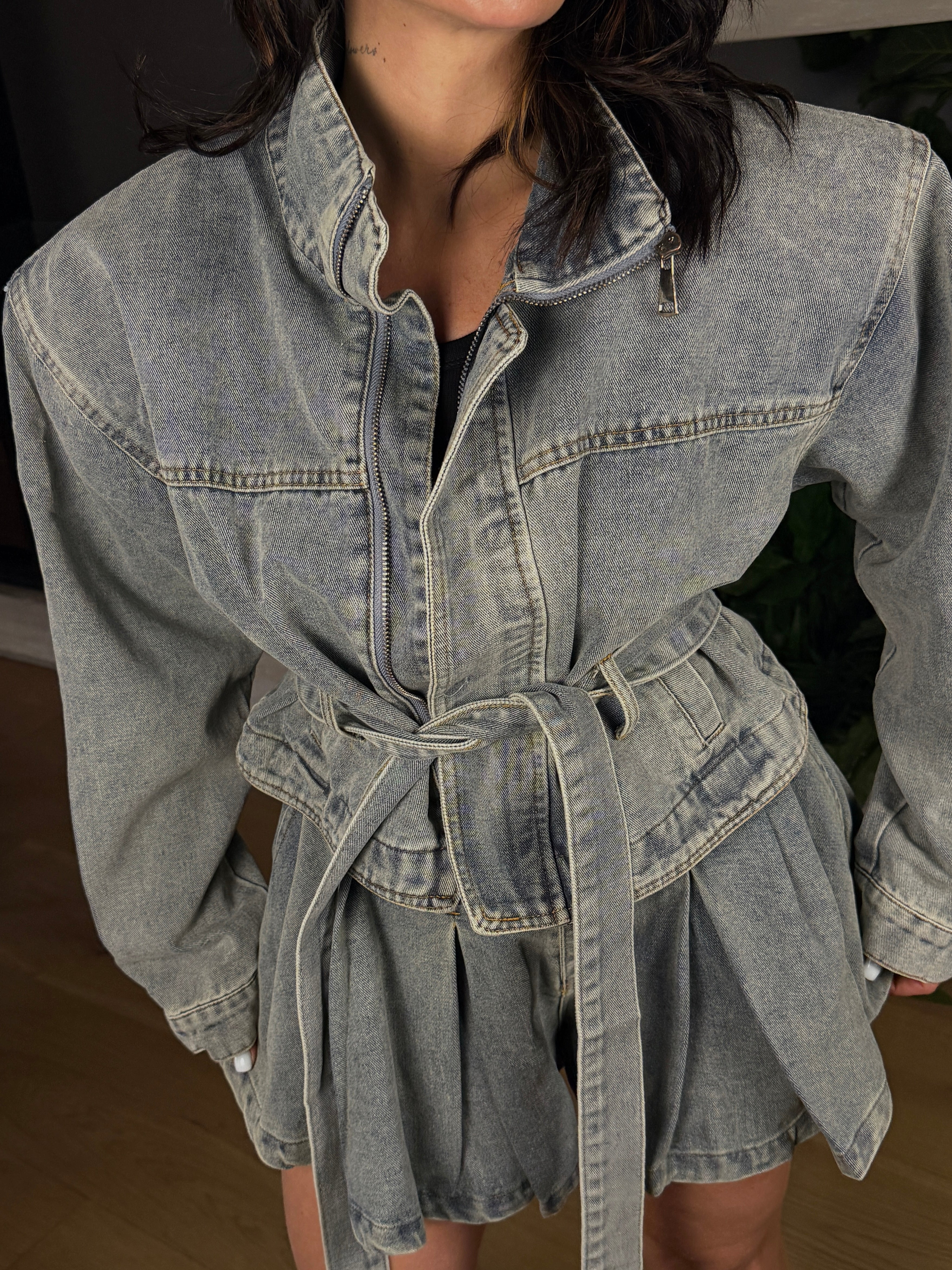 GIUBBINO DENIM SCOOT
