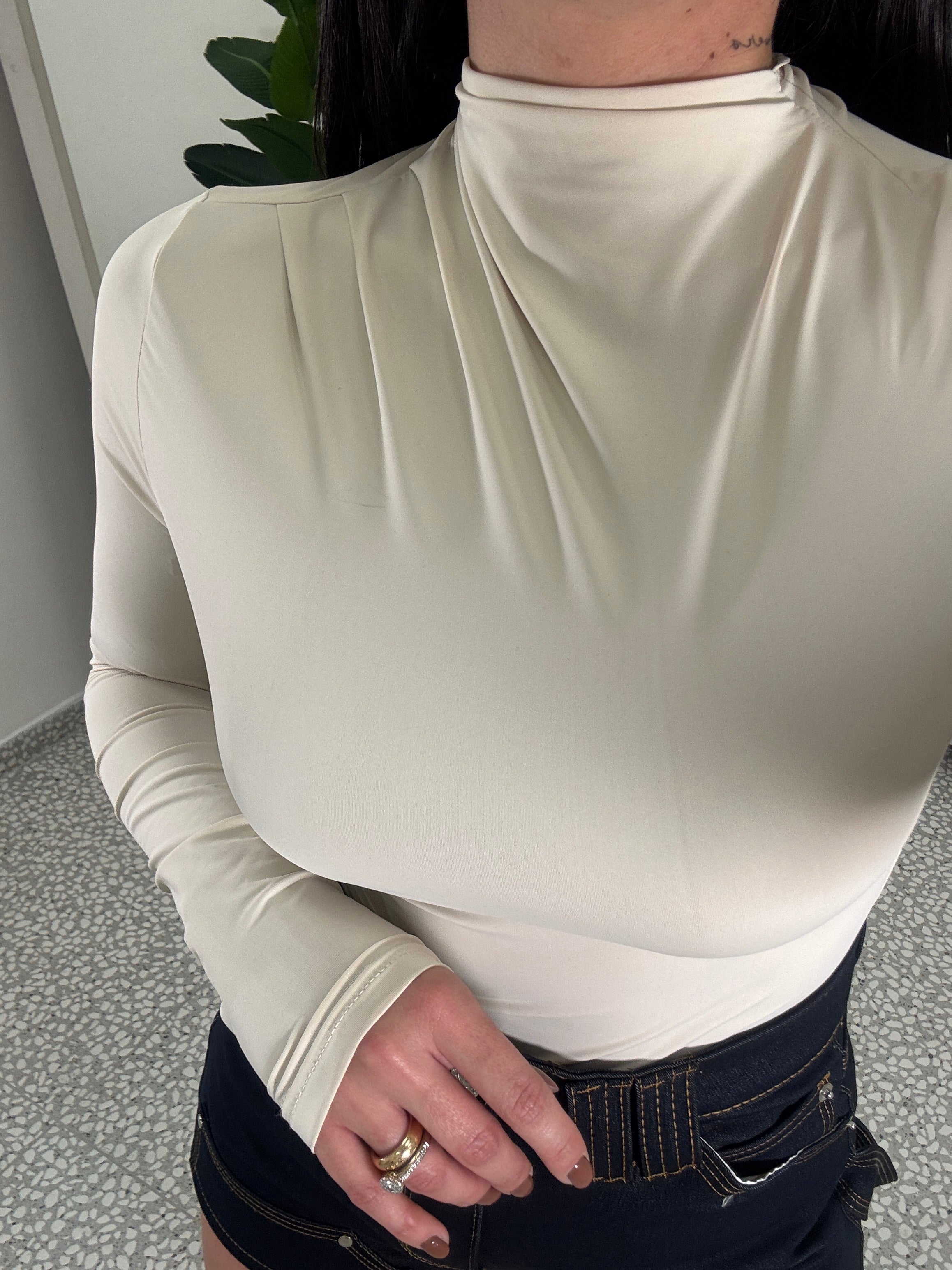 Body in lycra drappeggio