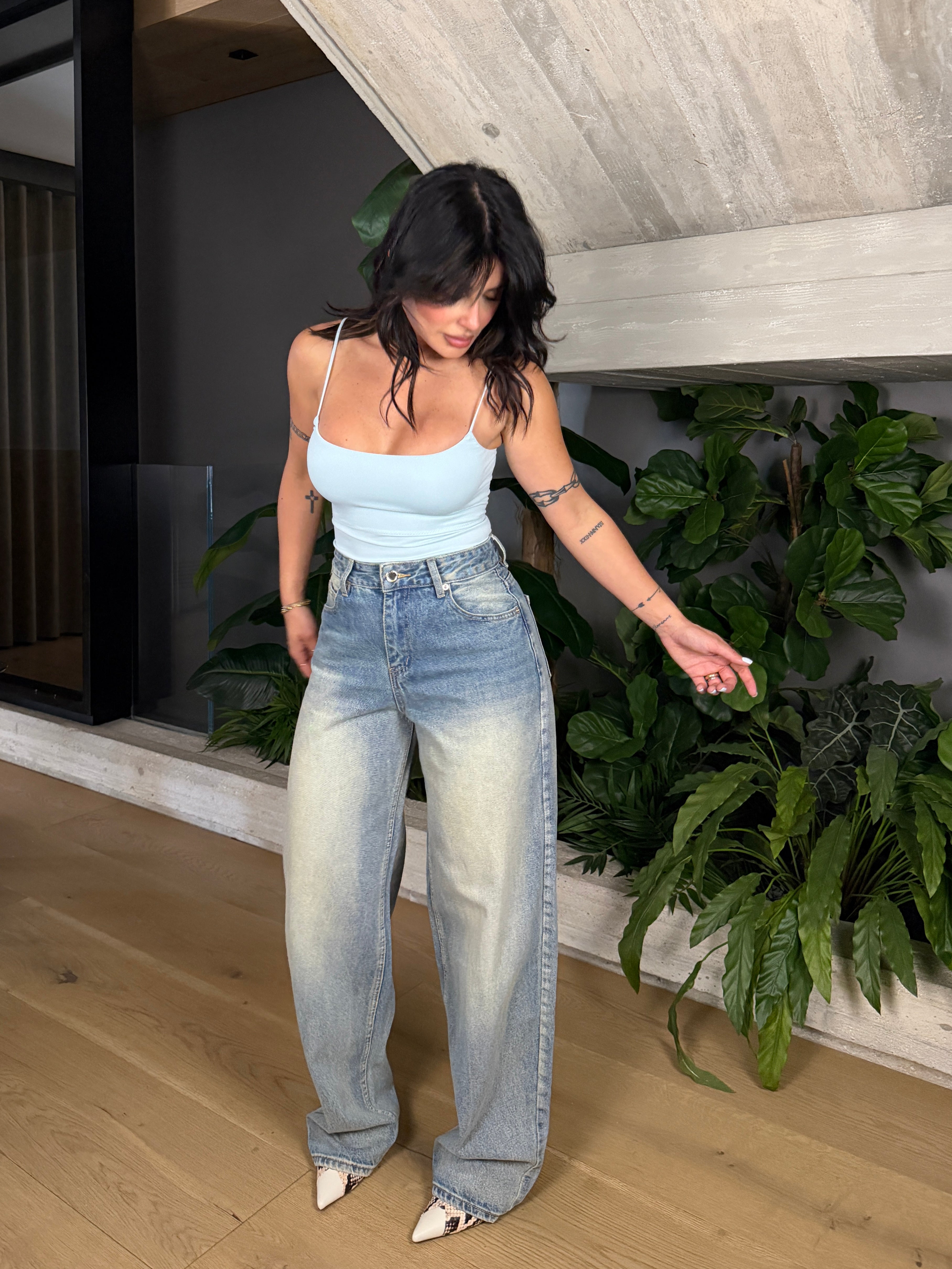 JEANS SFUMATO SAND